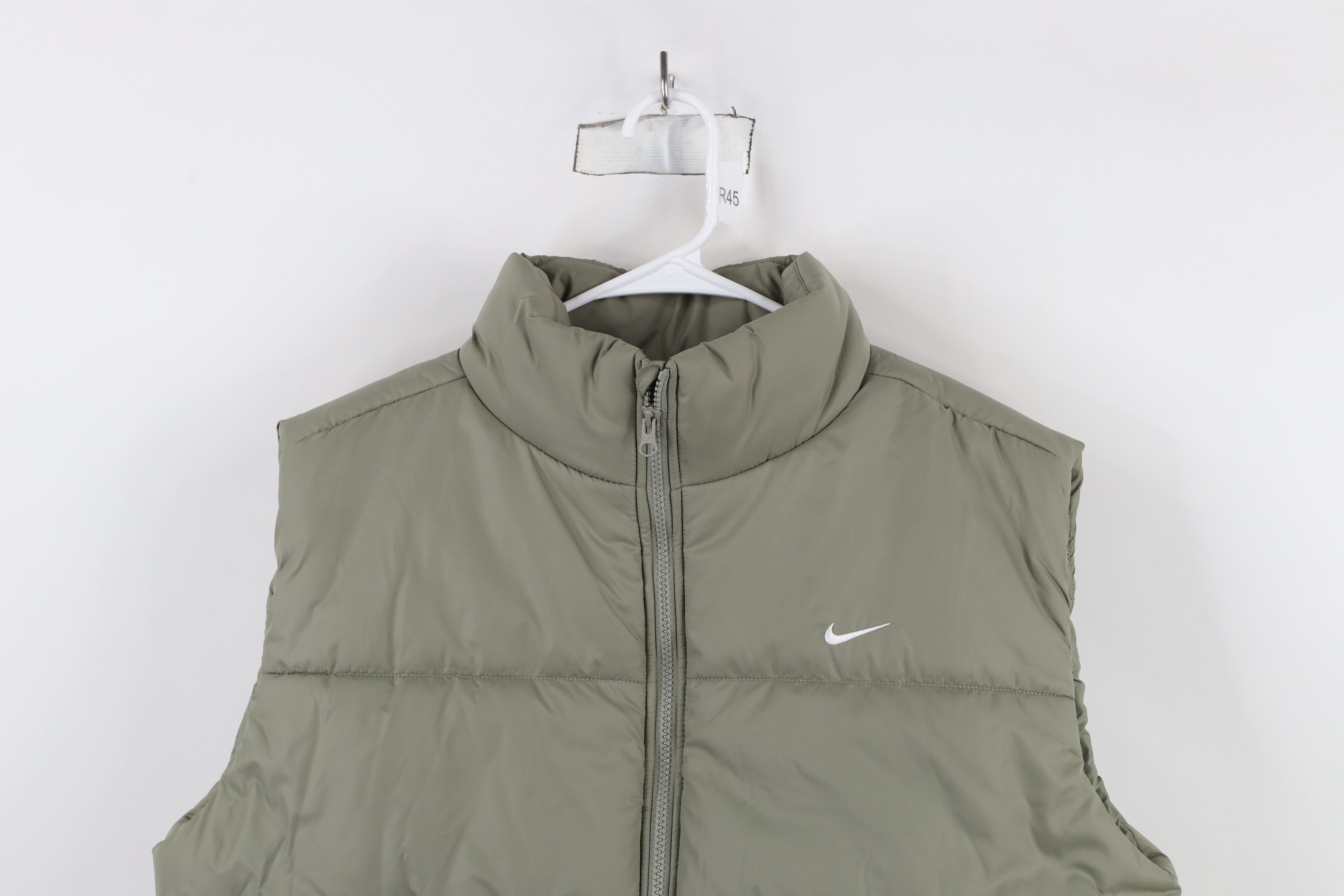 Nike × Vintage Nike Therma Fit Mini Swoosh Sleeveless Puffer Vest Jacket Size L / US 10 / IT 46 - 2 Thumbnail