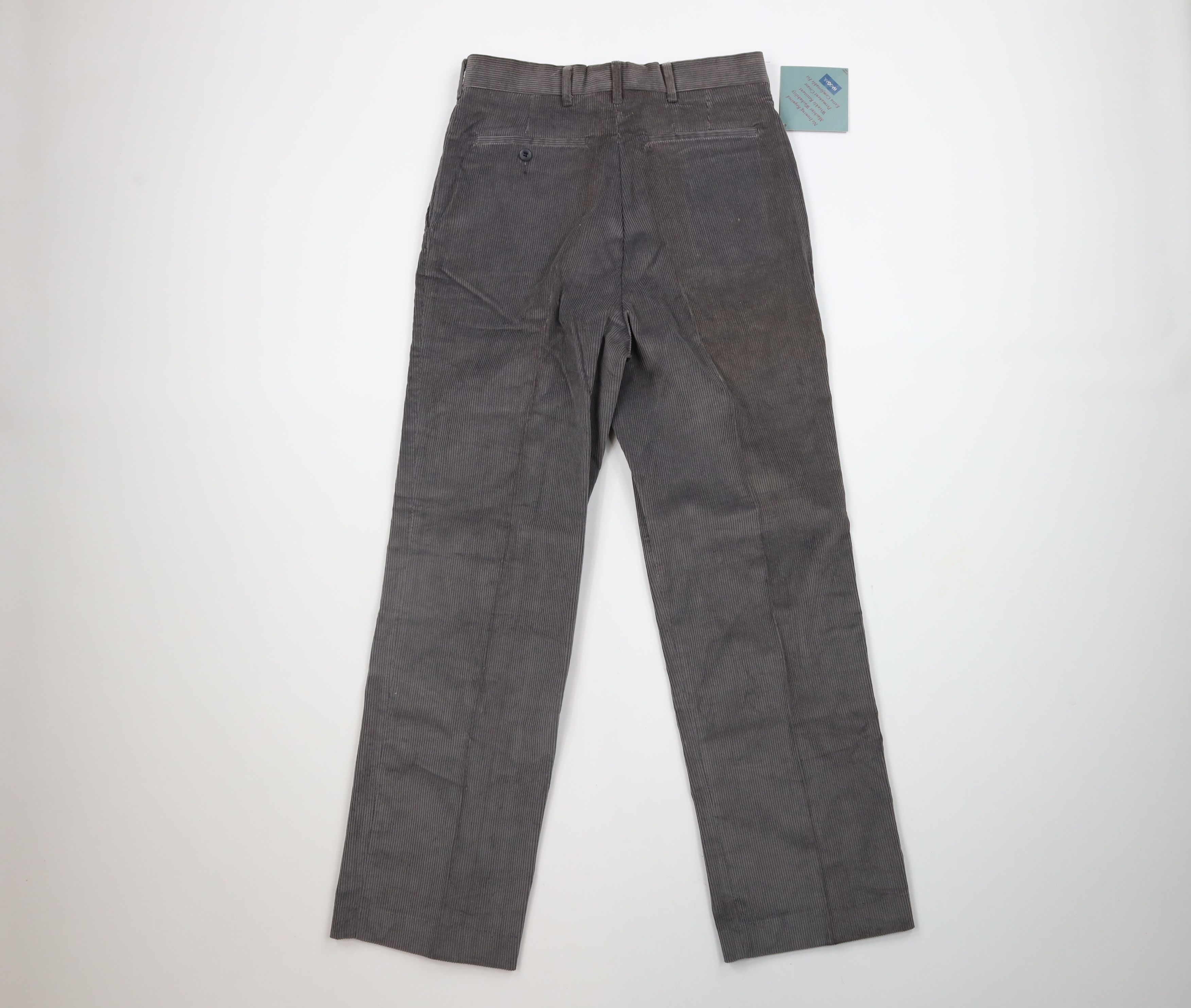 Vintage Deadstock Vintage 90s Streetwear Corduroy Chino Pants Gray Size US 30 / EU 46 - 8 Thumbnail