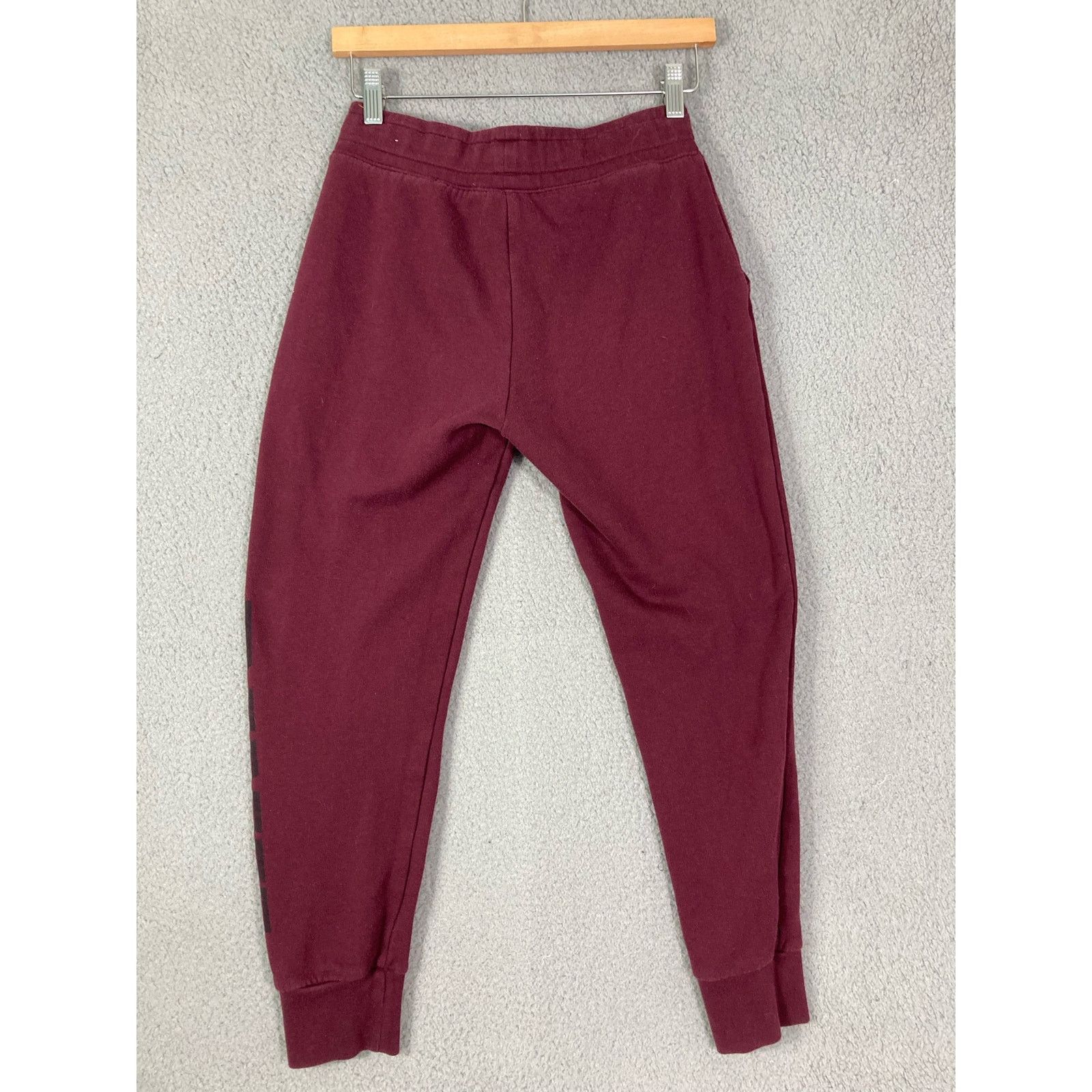 Victoria's Secret Victoria's Secret Pink Burgundy Skinny Jogger Sweatpants S Size 26" / US 2 / IT 38 - 4 Thumbnail