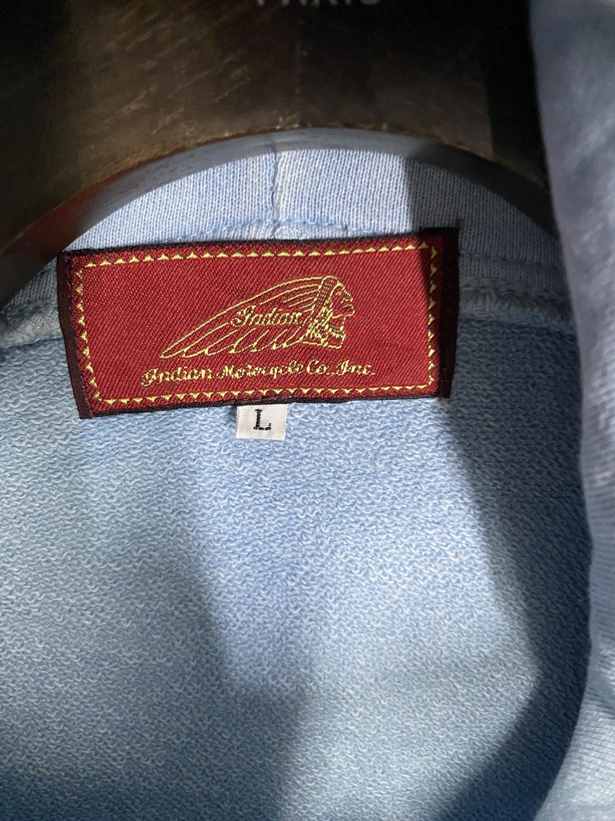 Indian Motorcycle × Vintage Vintage indian motocycle full print cowboy hoodie Size US L / EU 52-54 / 3 - 6 Thumbnail