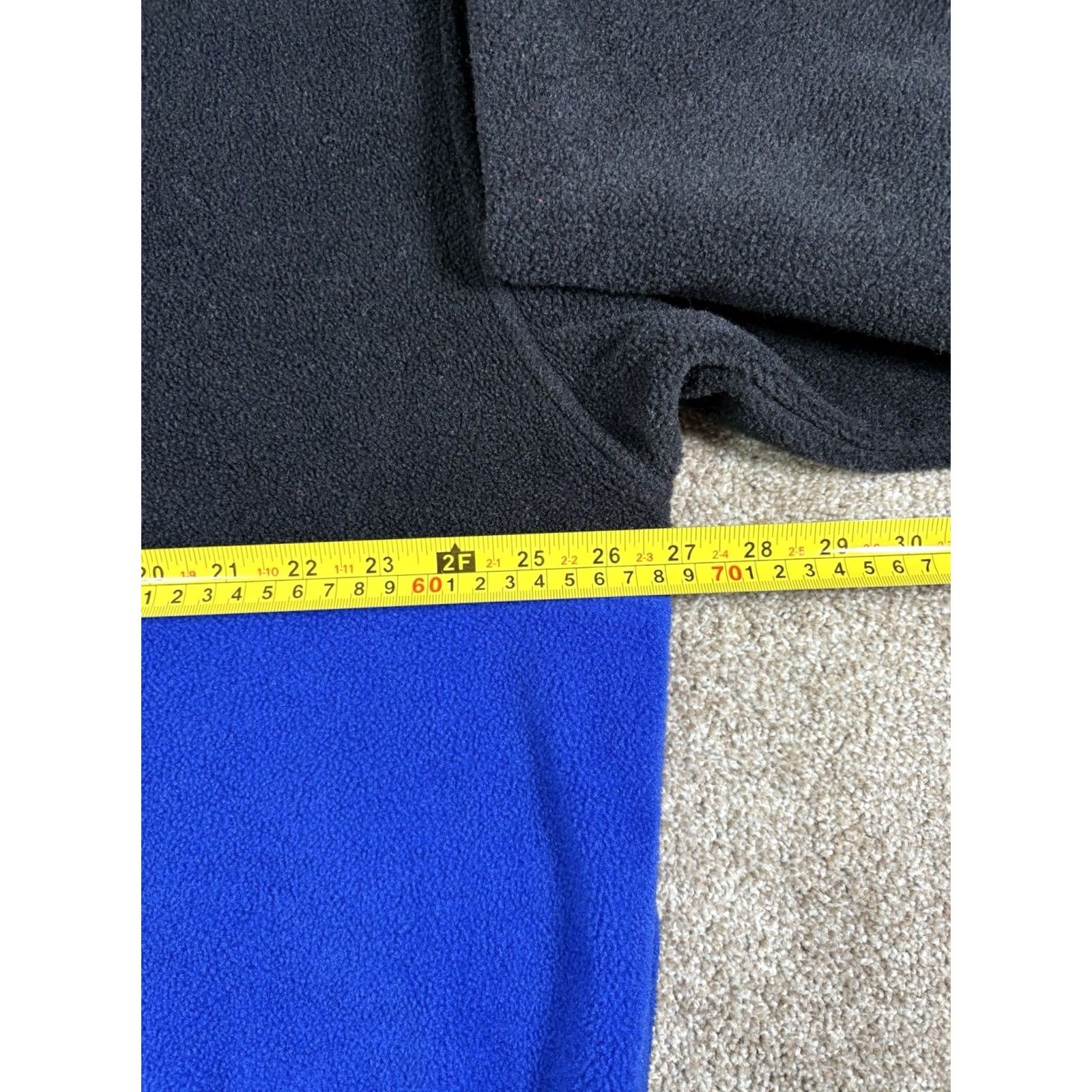 Vintage VINTAGE REI Fleece Quarter Zip Sweater Blue & Black Mens Large Hiking Outdoors Shirt Size US L / EU 52-54 / 3 - 5 Thumbnail