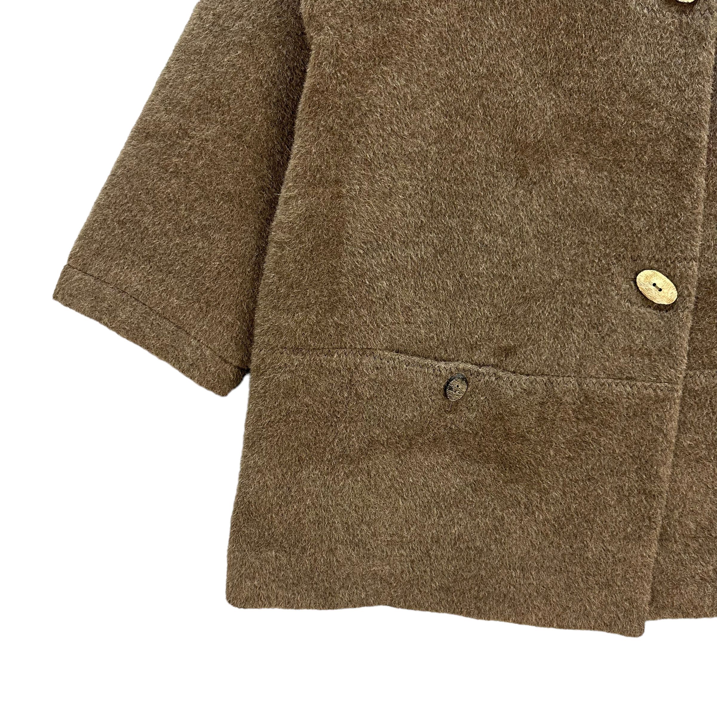 Japanese Brand MON GRE FEMME MOHAIR COAT #8060-199 Size M / US 6-8 / IT 42-44 - 4 Thumbnail