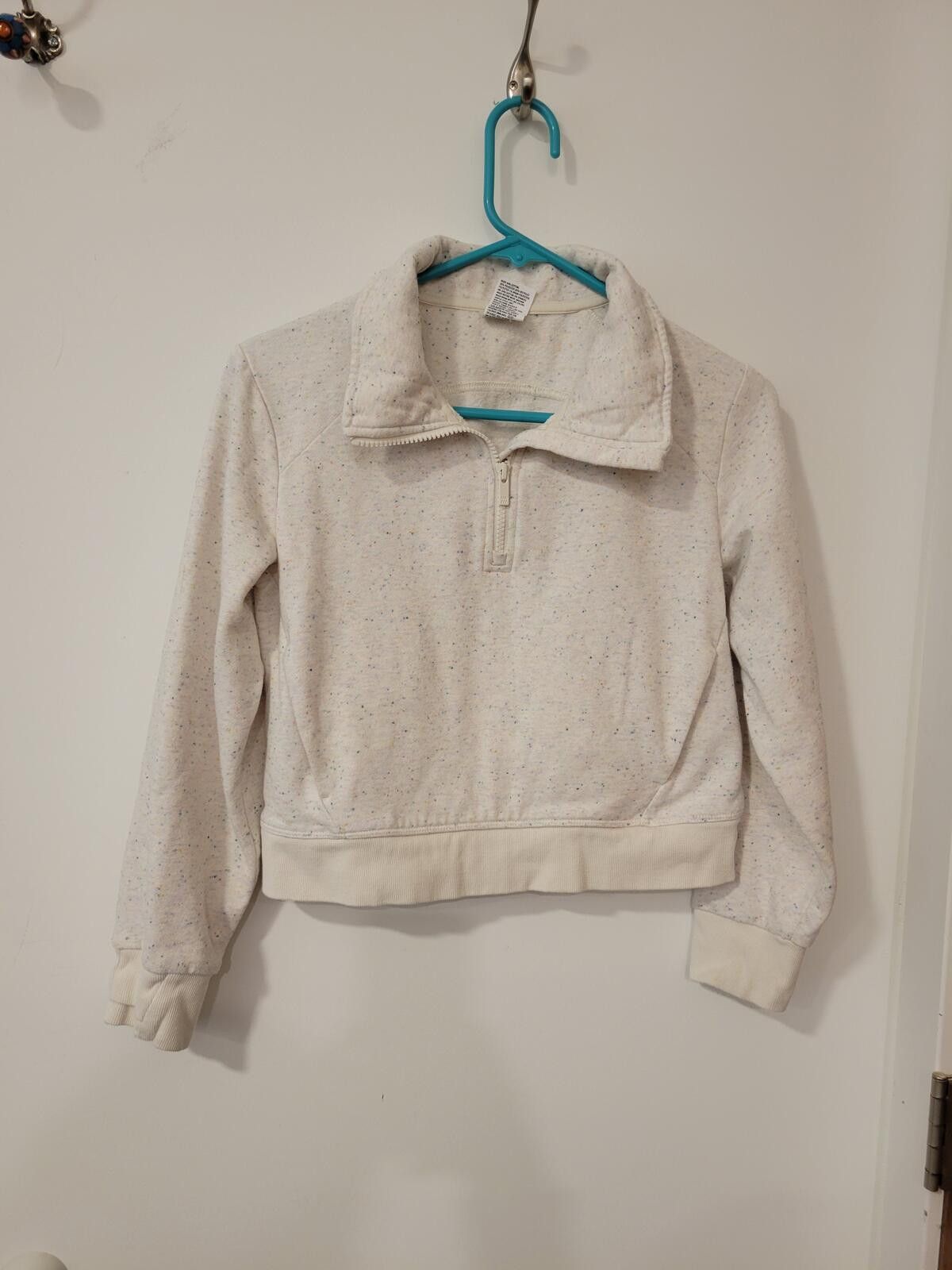 Old Navy Old Navy Women's Speckled Half-Zip Pullover Sweatshirt Size ONE SIZE - 1 Thumbnail