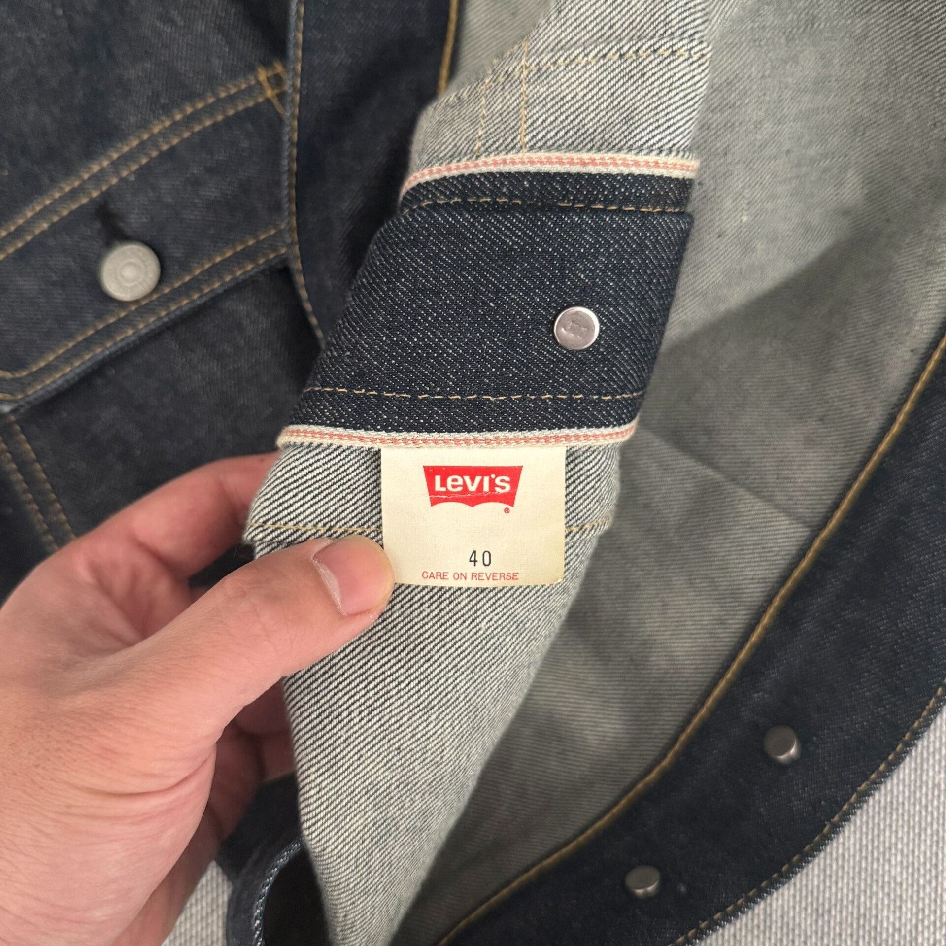 Levi's Vintage Clothing Levi's LVC507 J22 Denim Jacket Size US XXS / EU 40 - 8 Thumbnail
