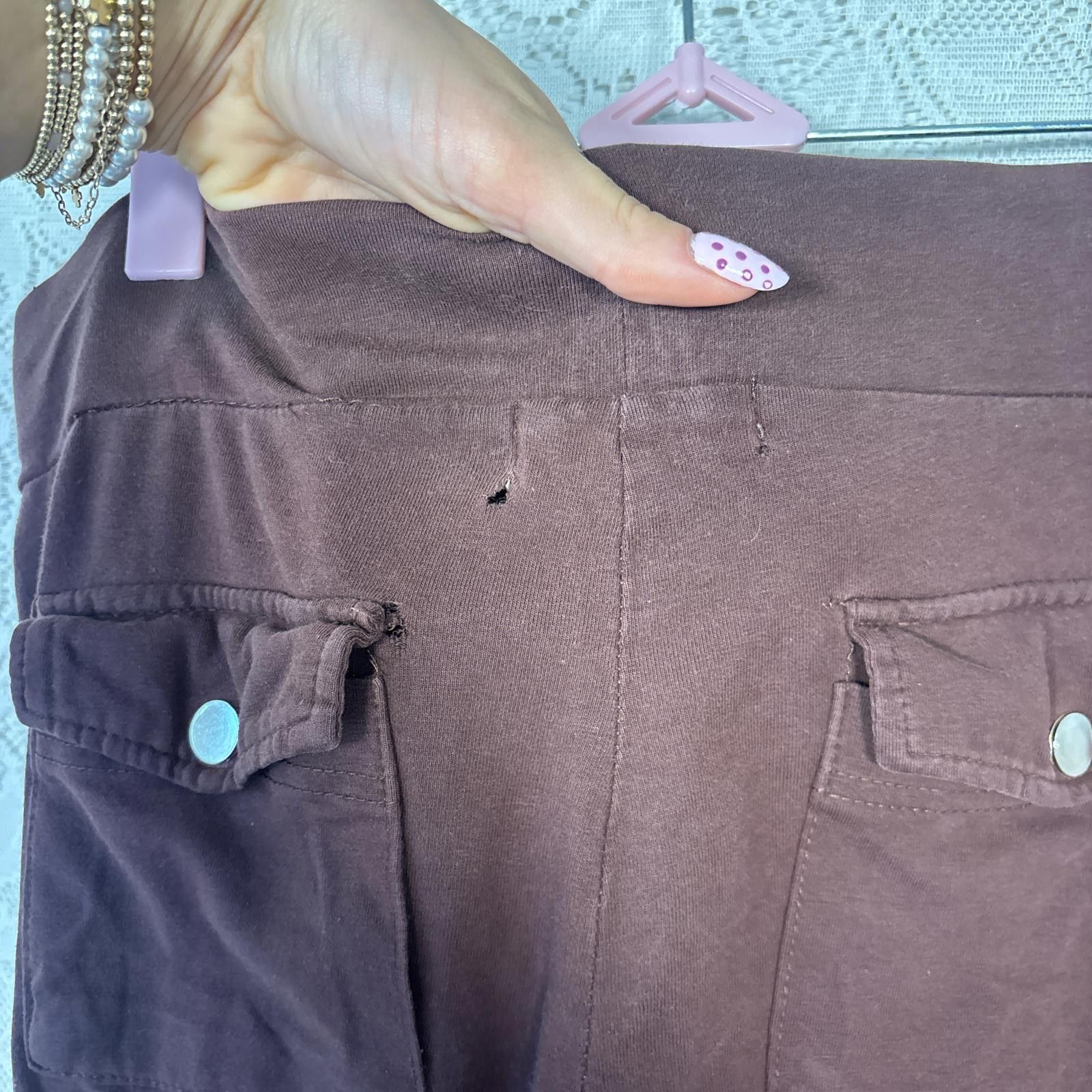 Other y2k embellished grunge 2000s track pants Size 32" / US 10 / IT 46 - 5 Thumbnail