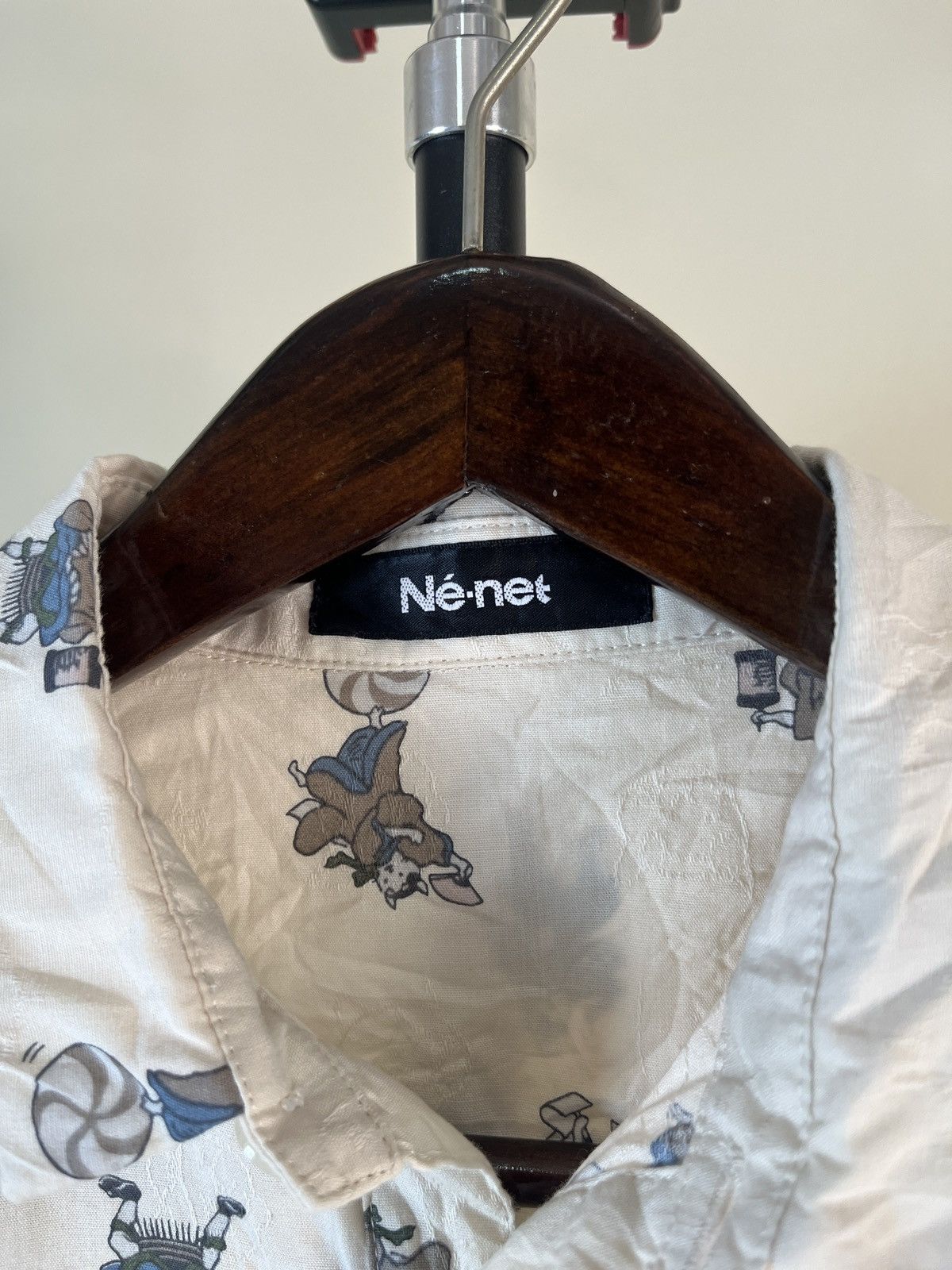 Issey Miyake Ne-net By Issey Miyake Full Printed Shirt Size US S / EU 44-46 / 1 - 5 Thumbnail
