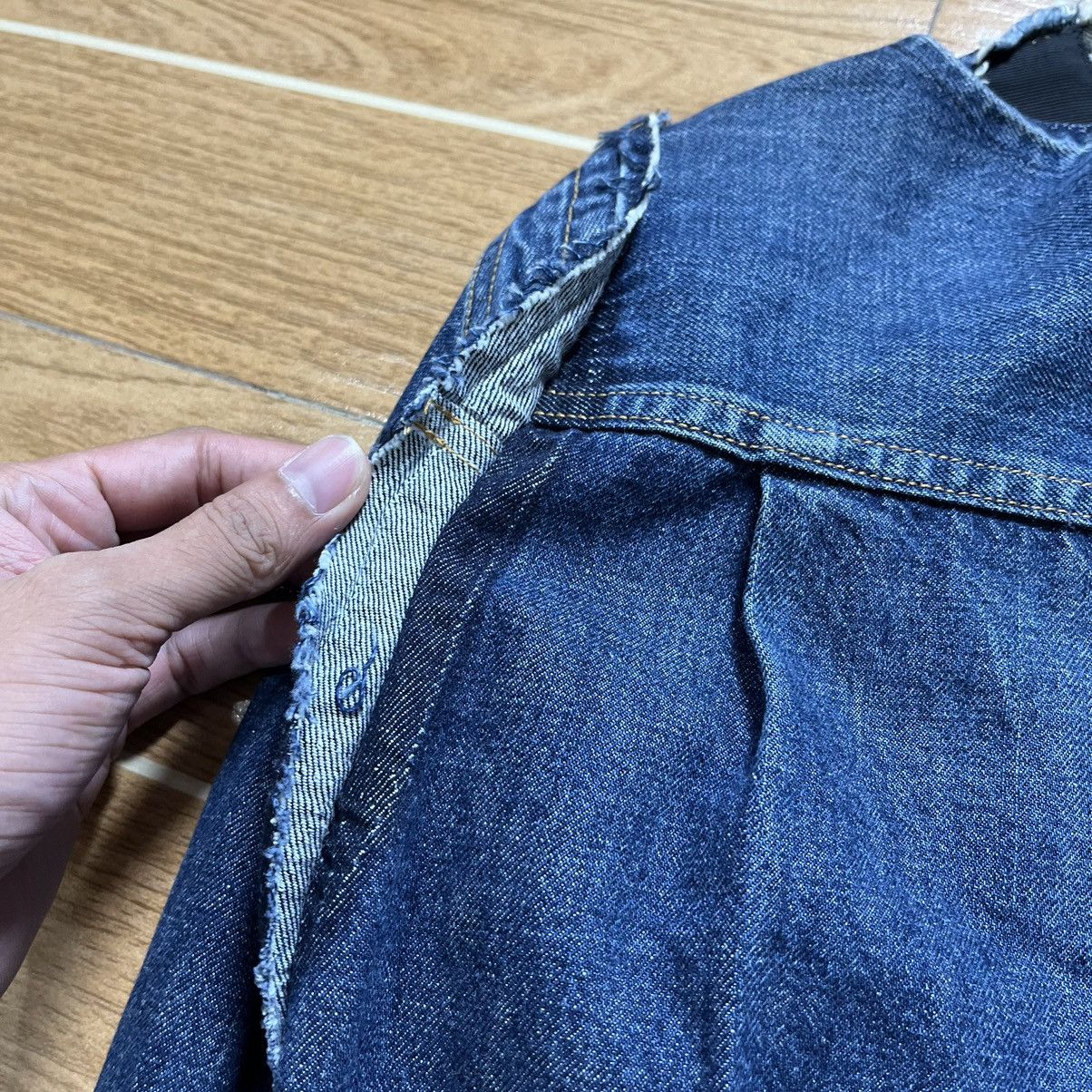 Sacai Sacai Lace Up Denim Jacket Size S / US 4 / IT 40 - 20 Thumbnail