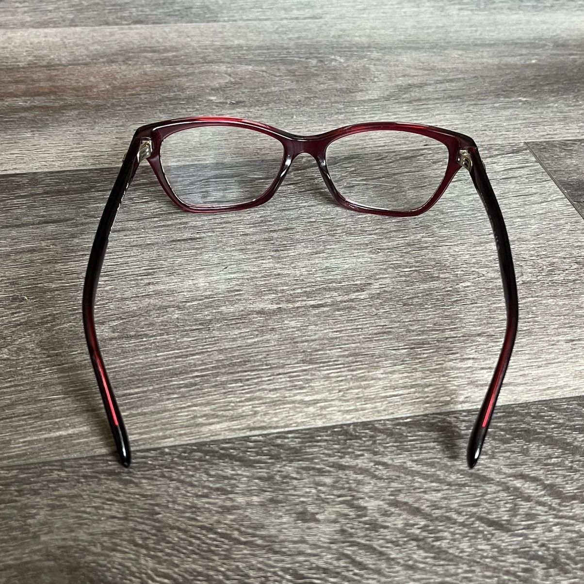 Coach Coach HC 6196U 5713 Transparent Red Eyeglasses 52□16 Frames Size ONE SIZE - 5 Thumbnail