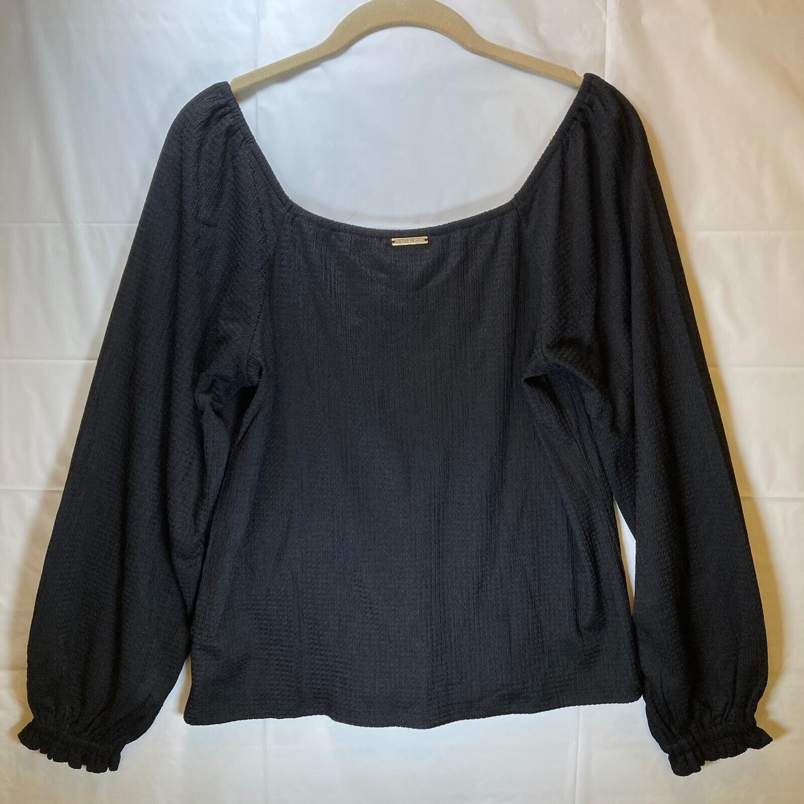 Michael Kors Michael Kors Women's Rouched Puff Sleeve Top Petite Large Size L / US 10 / IT 46 - 11 Thumbnail