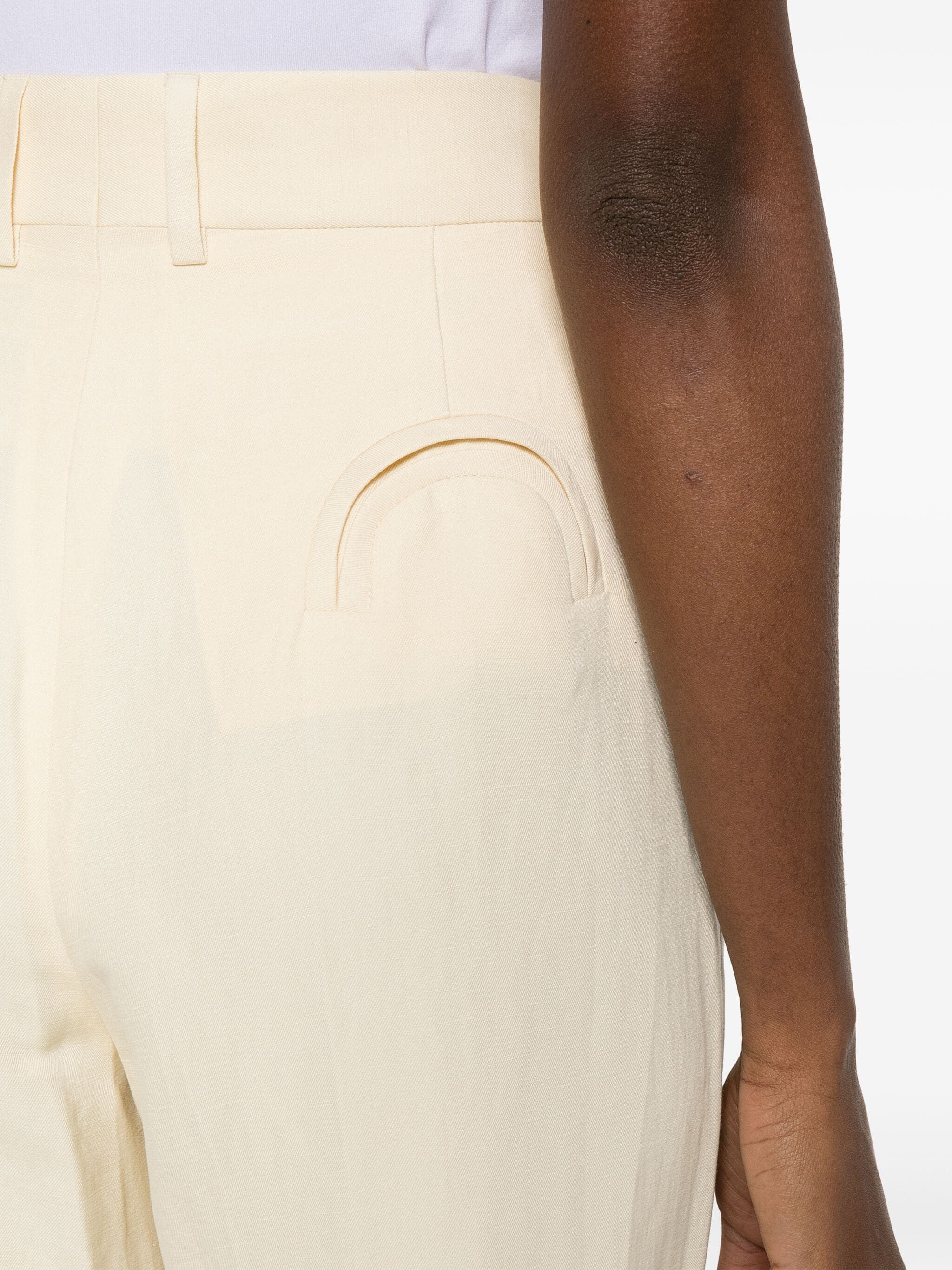 Jil Sander o1mt1gz0824 Pants in Beige Size 28" / US 6 / IT 42 - 4 Thumbnail