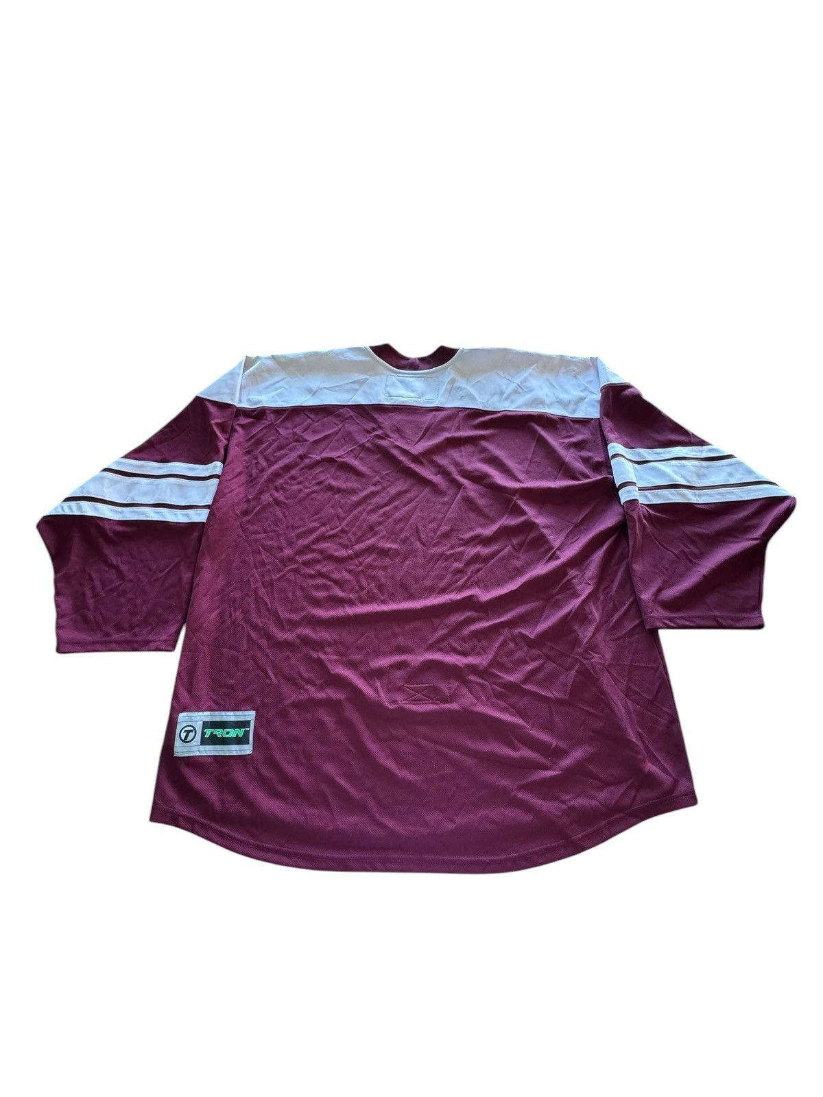 Other × Vintage Vintage Oversized Tron Blank Burgundy Baggy Hockey Jersey Size US L / EU 52-54 / 3 - 2 Thumbnail