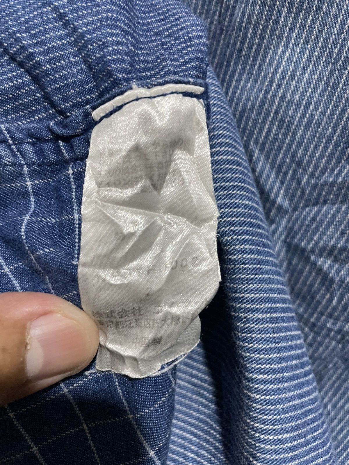 Ne-Net Issey Miyake Ne-Net Denim Shirt Size US M / EU 48-50 / 2 - 12 Thumbnail