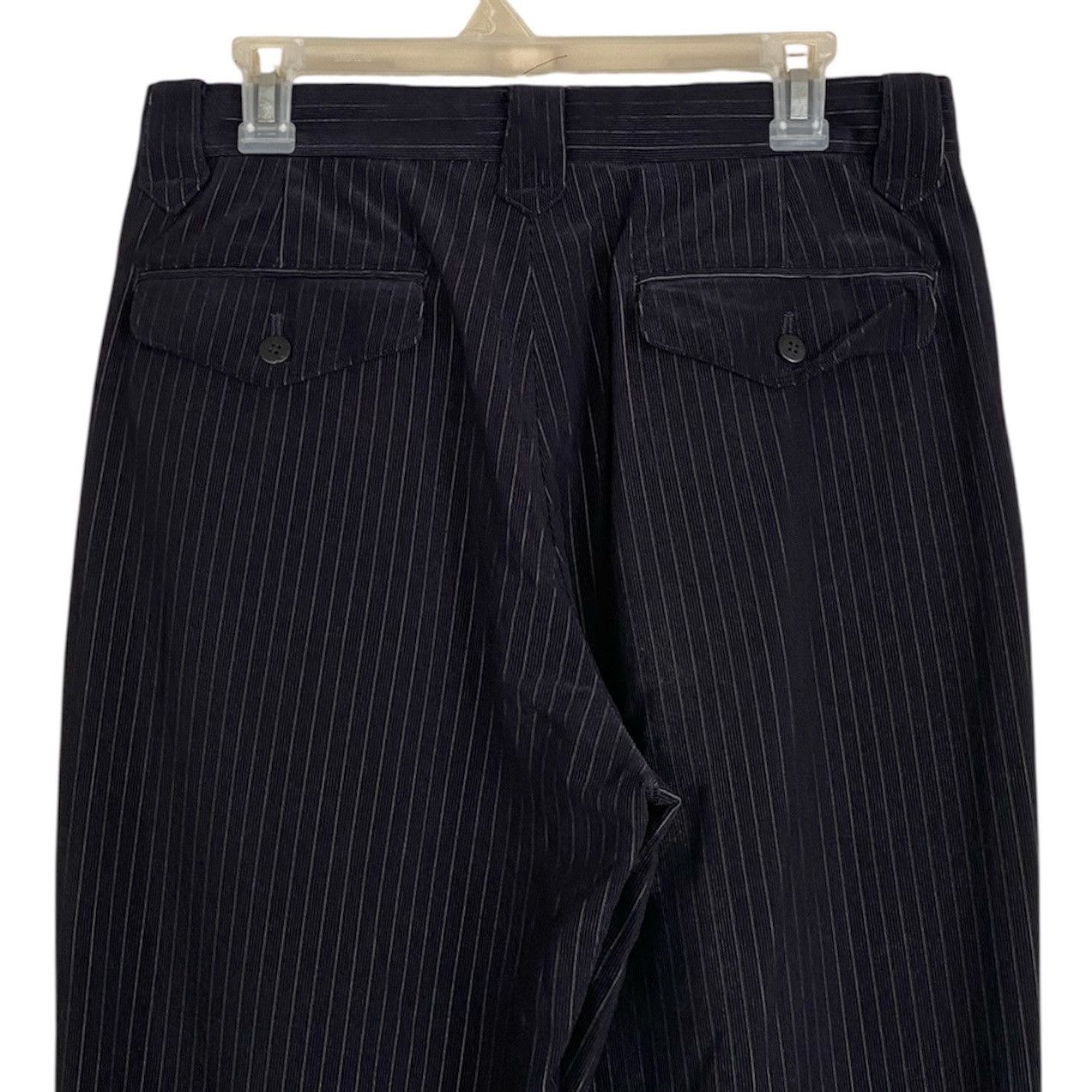 Issey Miyake 90s ISSEY MIYAKE MEN SALUR STRIPE CASUAL PANTS Size US 32 / EU 48 - 6 Thumbnail