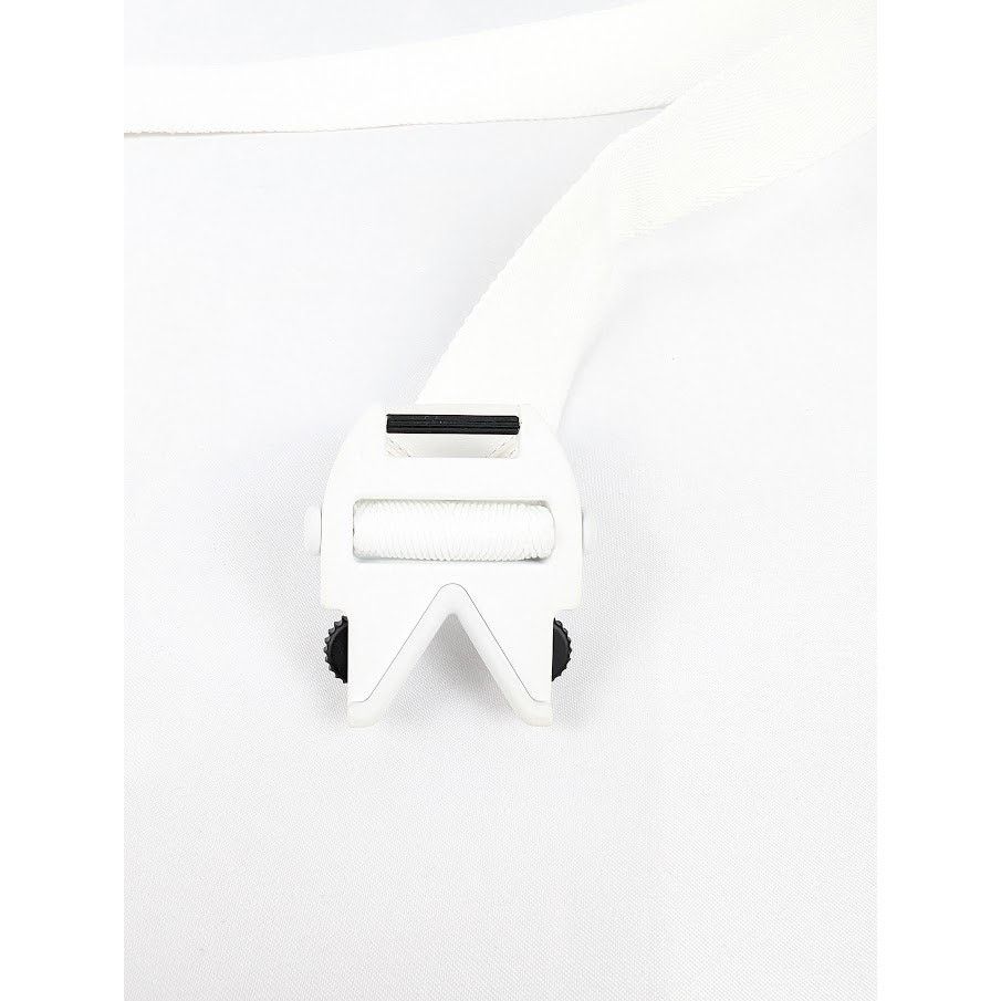 Bottega Veneta o1rshd1 Size: 95cm / Webbing Nappa Belt in White Size 36 - 8 Thumbnail