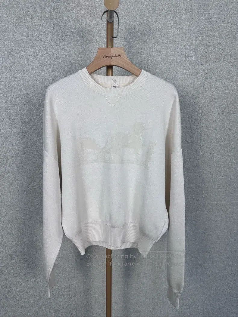 Hermes Hermes Off-white printed sweater Size XS / US 0-2 / IT 36-38 - 1 Thumbnail