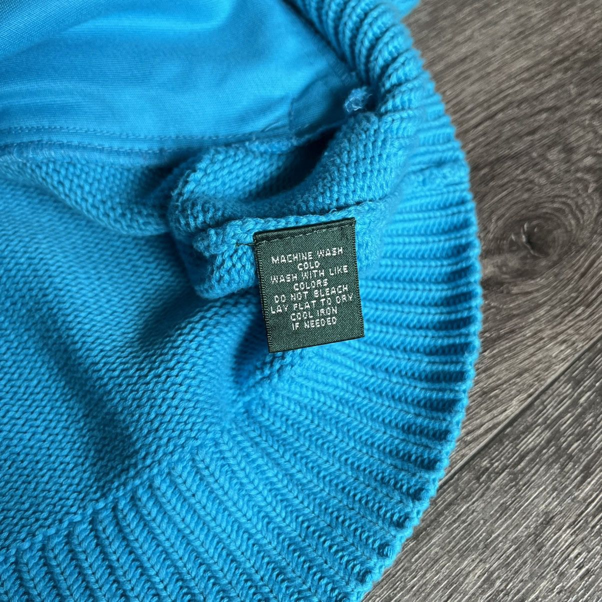 Lauren Ralph Lauren Vintage Polo Ralph Lauren Knit Turtleneck Cardigan Sweater Size L / US 10 / IT 46 - 9 Thumbnail