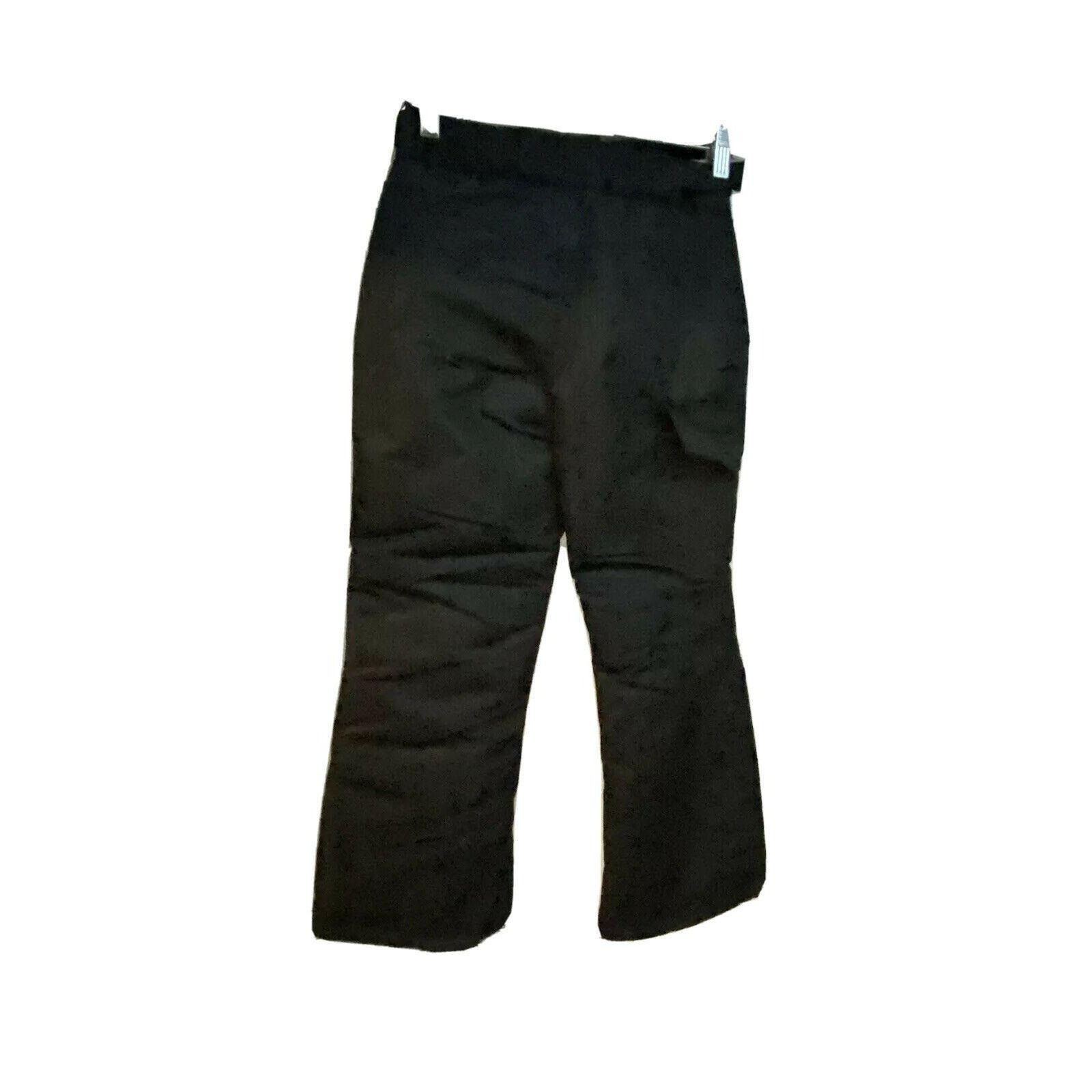 Other Athletech Kids Youth Black Snow Ski Pants Medium 7/8 Insulat Size 24" / US 00 / IT 34 - 2 Thumbnail