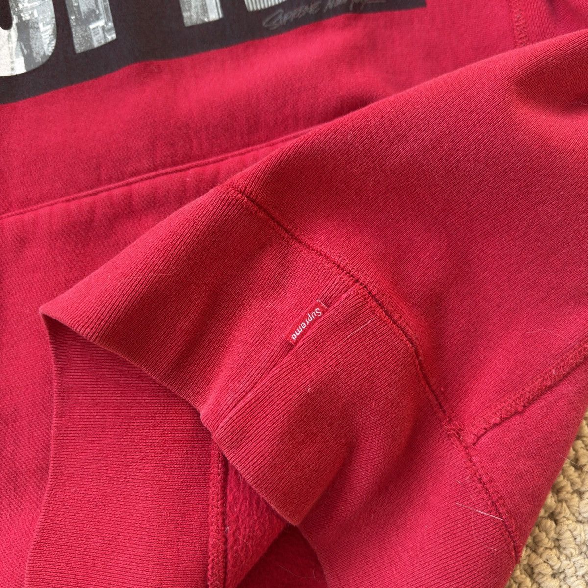 Supreme Supreme SUPNY Skyline DKNY Hoodie Red (2010) Size US M / EU 48-50 / 2 - 10 Thumbnail
