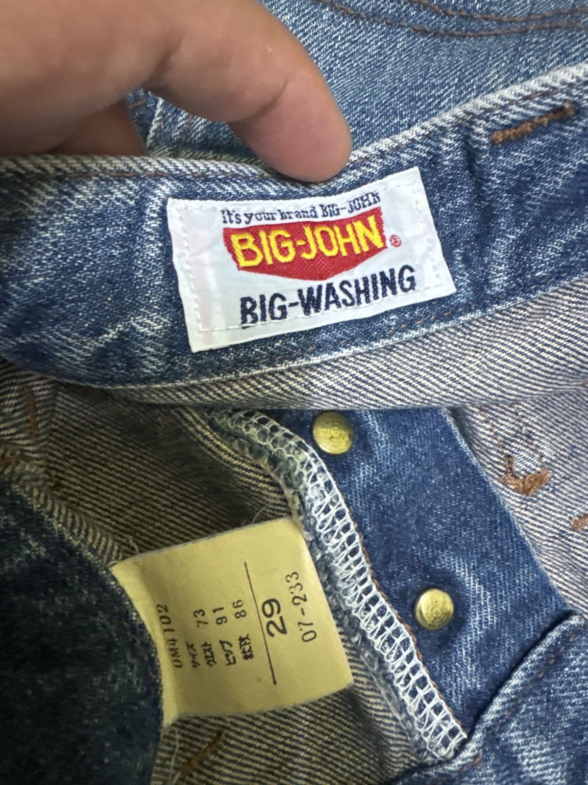 Big John × Vintage FLARED VINTAGE BIG JOHN BELL BOTTOM BOOTCUT JEANS Size US 28 / EU 44 - 13 Thumbnail