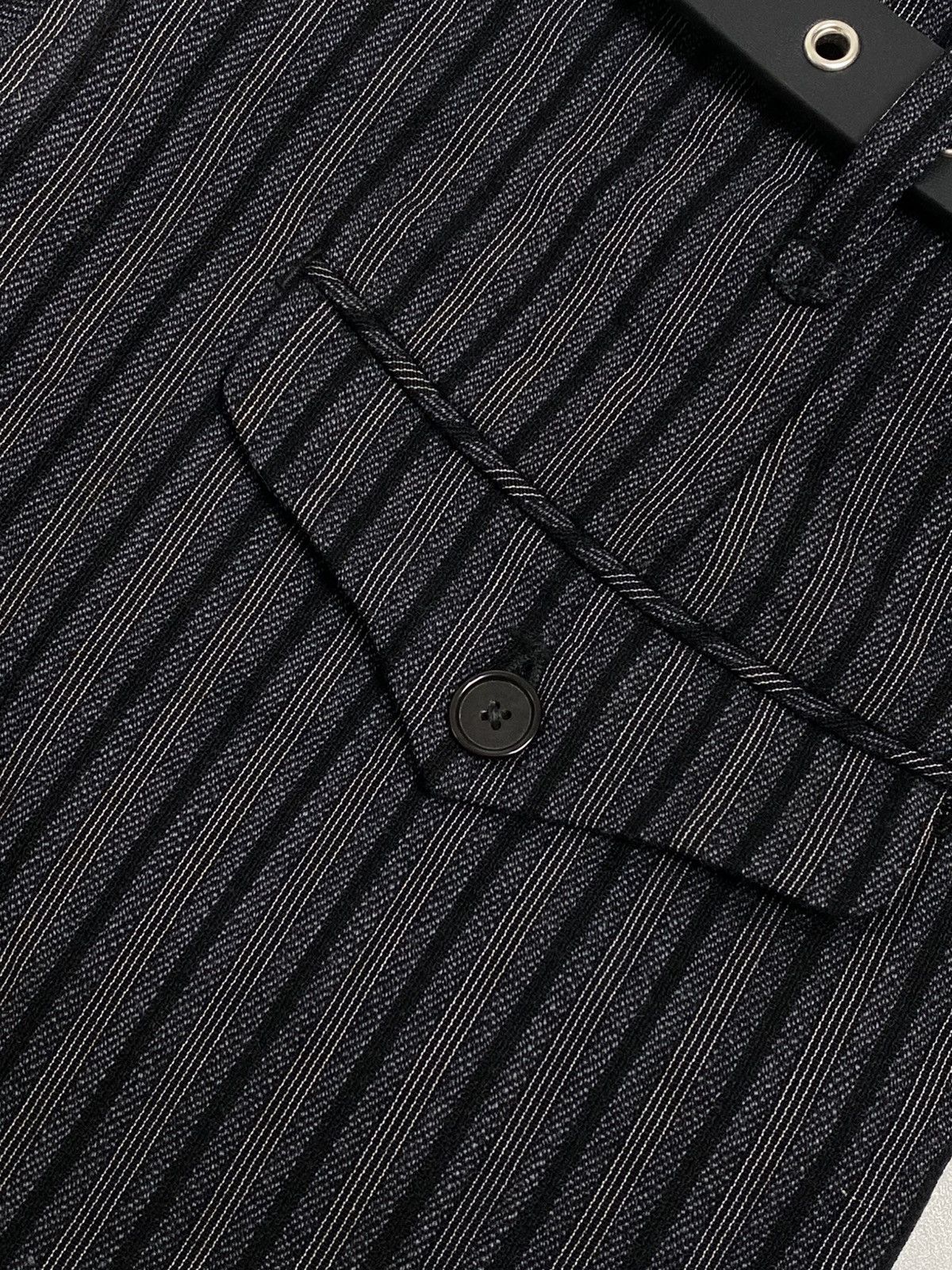 Japanese Brand 🇯🇵Vtg 1960s🇯🇵 Pleated Pants Shorts Pinstripe Heavyweight Wool Size US 30 / EU 46 - 6 Thumbnail