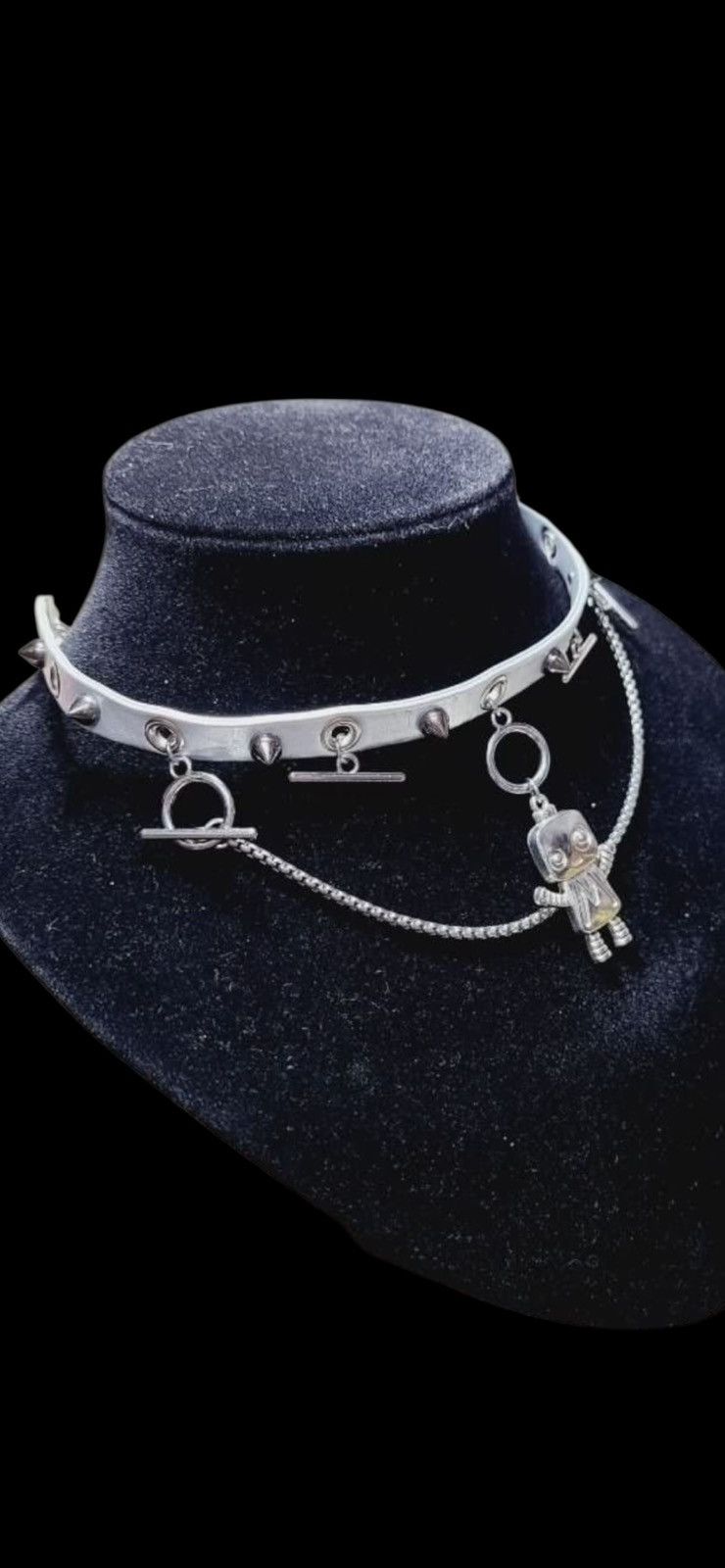 Jewelry Cyber Punk Robot Choker Size ONE SIZE - 2 Thumbnail