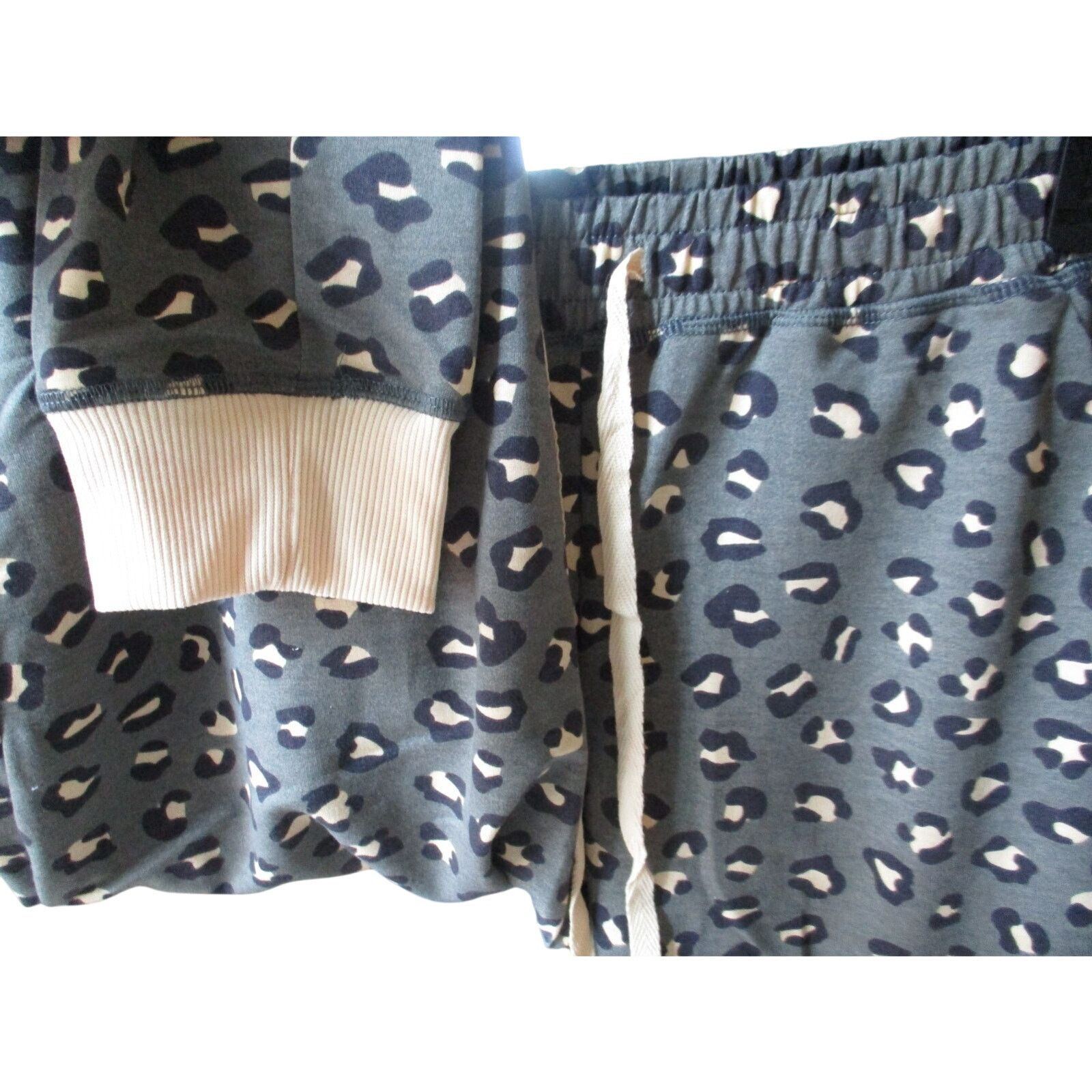 Other LuLaRoe Jax (S) Gray Black Beige Leopard Joggers Sweatpants Size 27" / US 4 / IT 40 - 2 Thumbnail