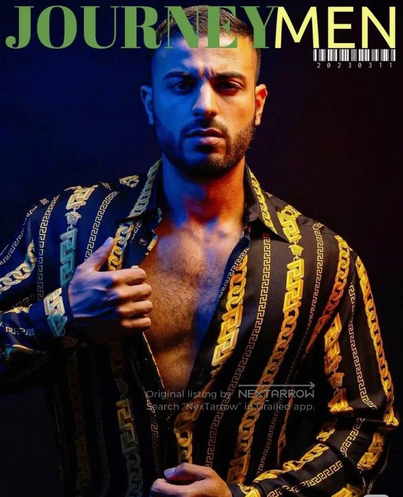 Versace Classic black gold chain print mulberry silk shirt