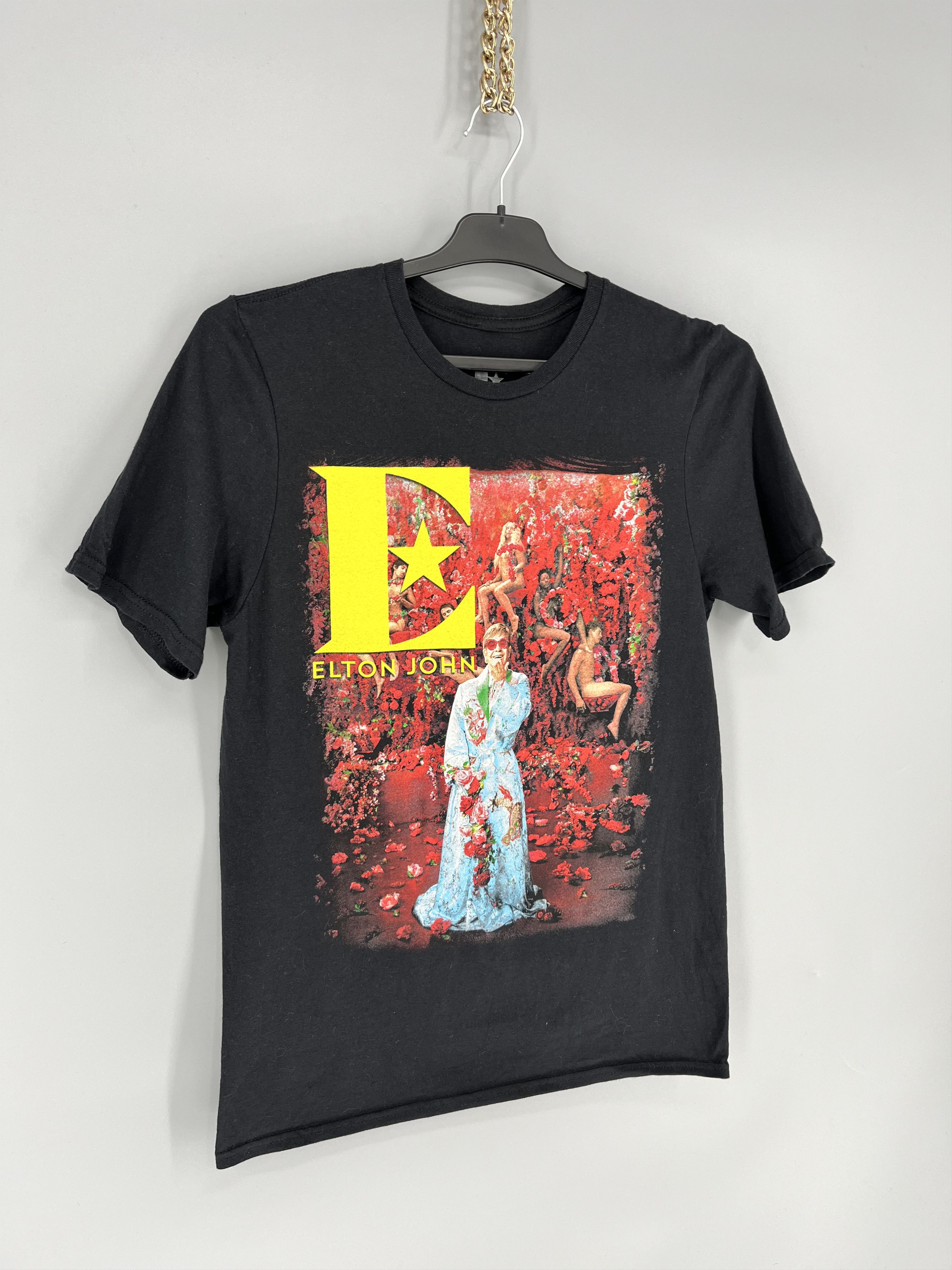 Band Tees × Vintage Vintage Elton John Rocket Man Promo T-shirt Size S Size US S / EU 44-46 / 1 - 2 Thumbnail