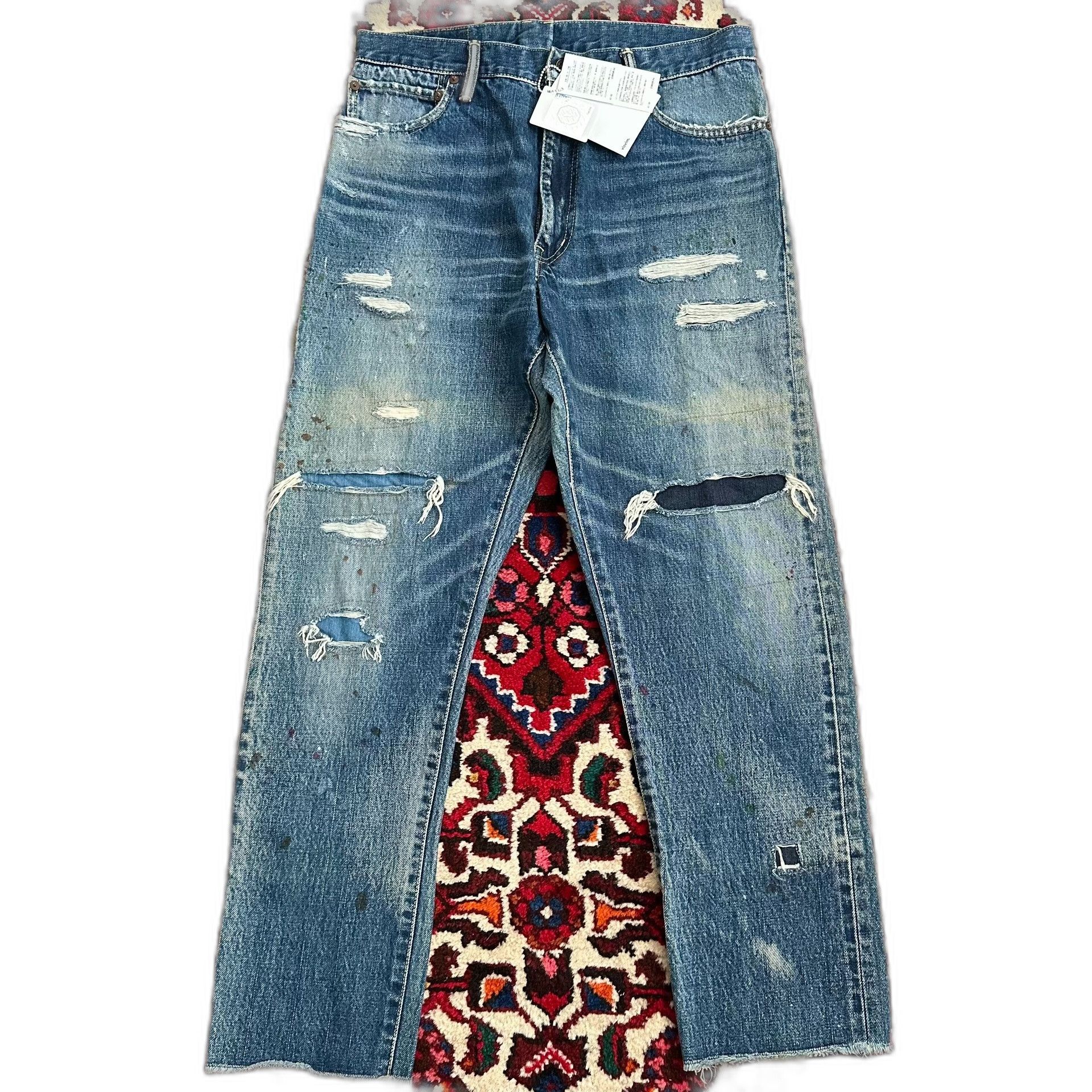 Visvim Visvim 20AW Journeyman Tacked Crash Jeans Size US 26 / EU 42 - 1 Thumbnail