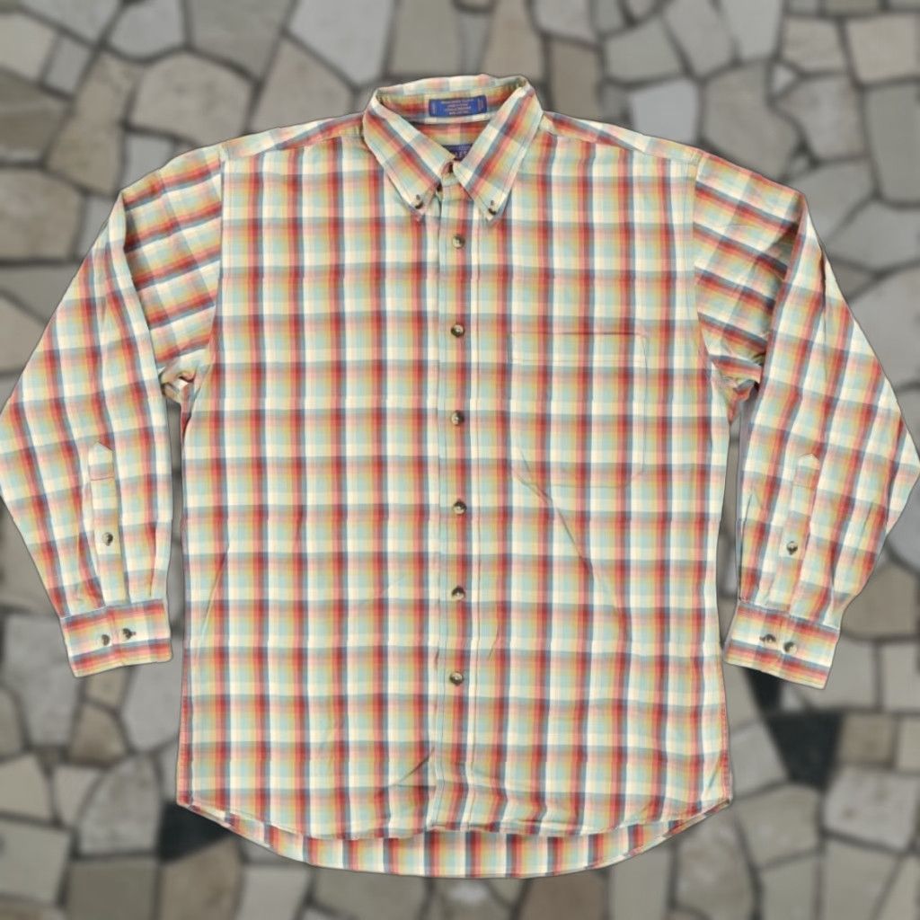 Pendleton Pendleton Broadway Cloth Plaid Long Sleeve Button Down Shirt Men's M Size US M / EU 48-50 / 2 - 1 Thumbnail