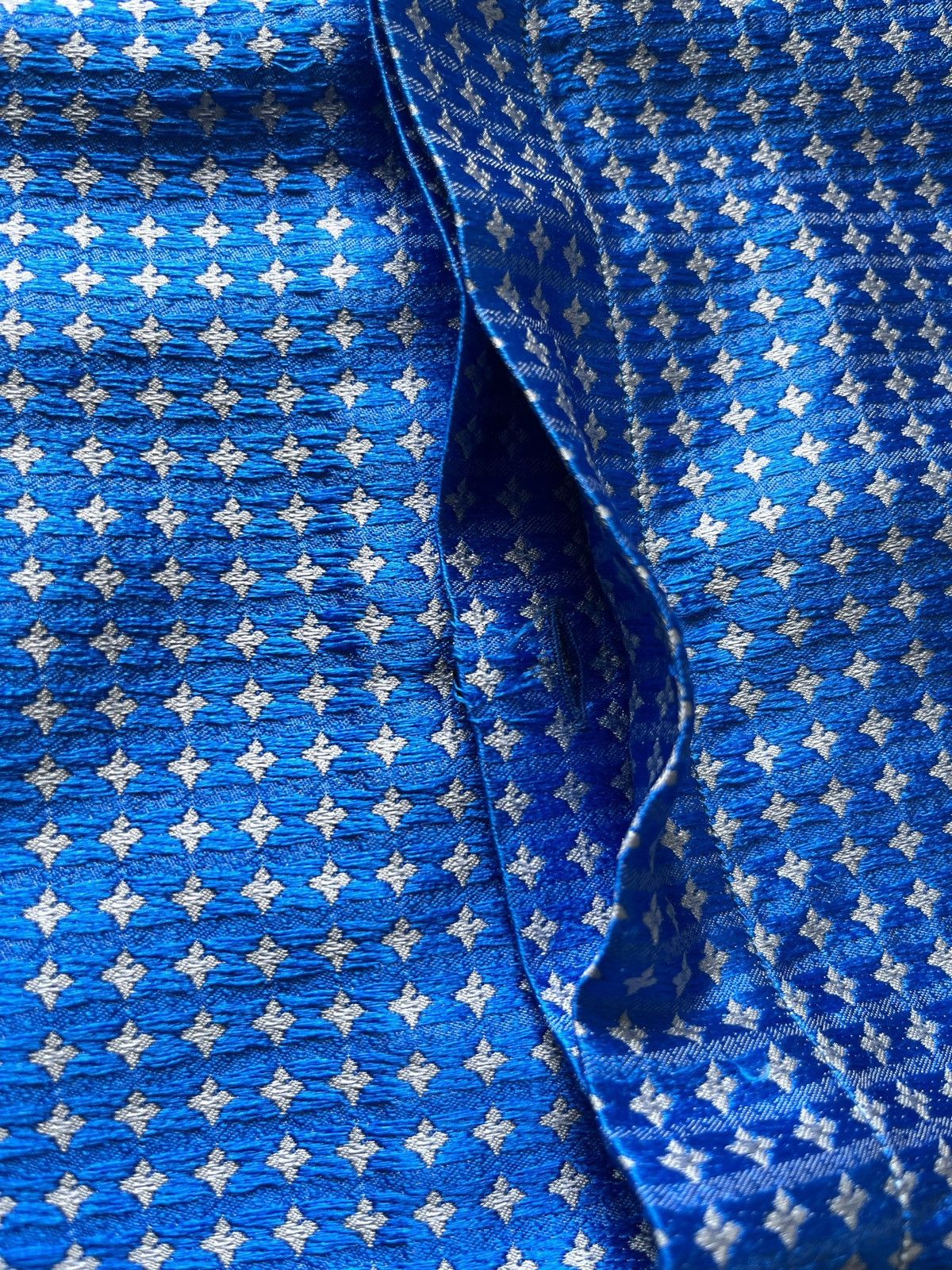 Haider Ackermann Haider Ackermann 2017 Silk Blue Jacquard Long Shirt SS17 Size US M / EU 48-50 / 2 - 13 Thumbnail