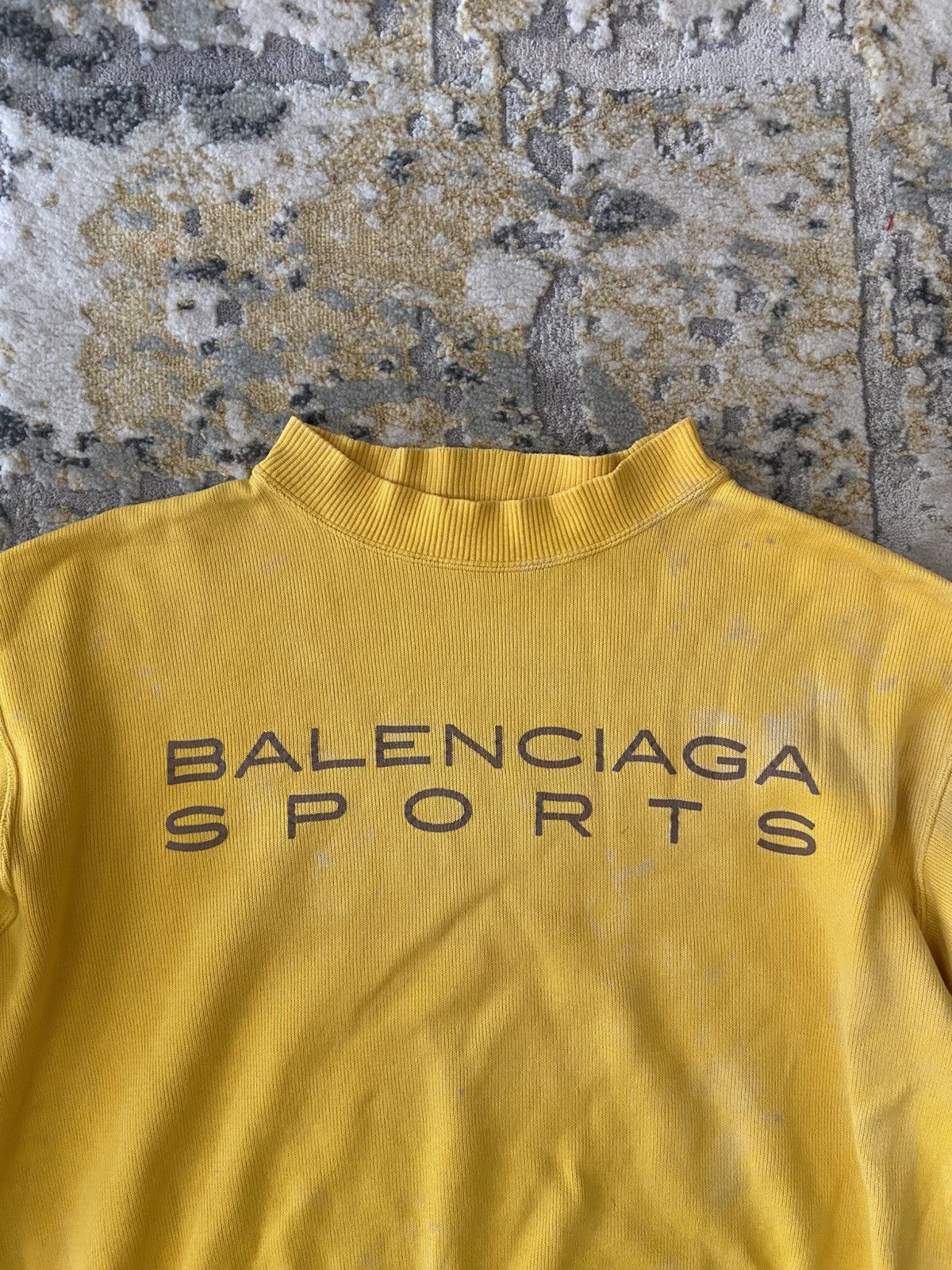 Balenciaga VINTAGE BALENCIAGA SPORT CROP TOP SWEATSHIRT Size S / US 4 / IT 40 - 4 Thumbnail