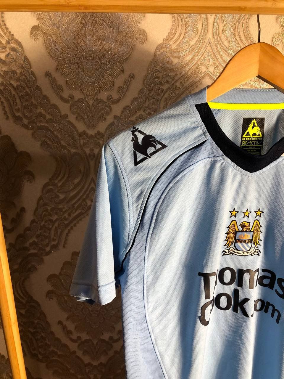 Le Coq Sportif × Vintage VERY RARE LE COQ SPORTIF MANCHESTER CITY SOCCER JERSEY RETRO Size US M / EU 48-50 / 2 - 3 Thumbnail