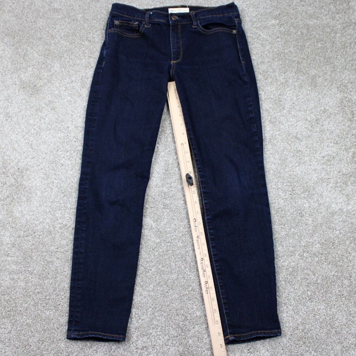 Gap GAP True Skinny Jeans Womens 6 Blue Denim 5-Pocket Stretch 26" Inseam Jeans Size 28" / US 6 / IT 42 - 3 Thumbnail
