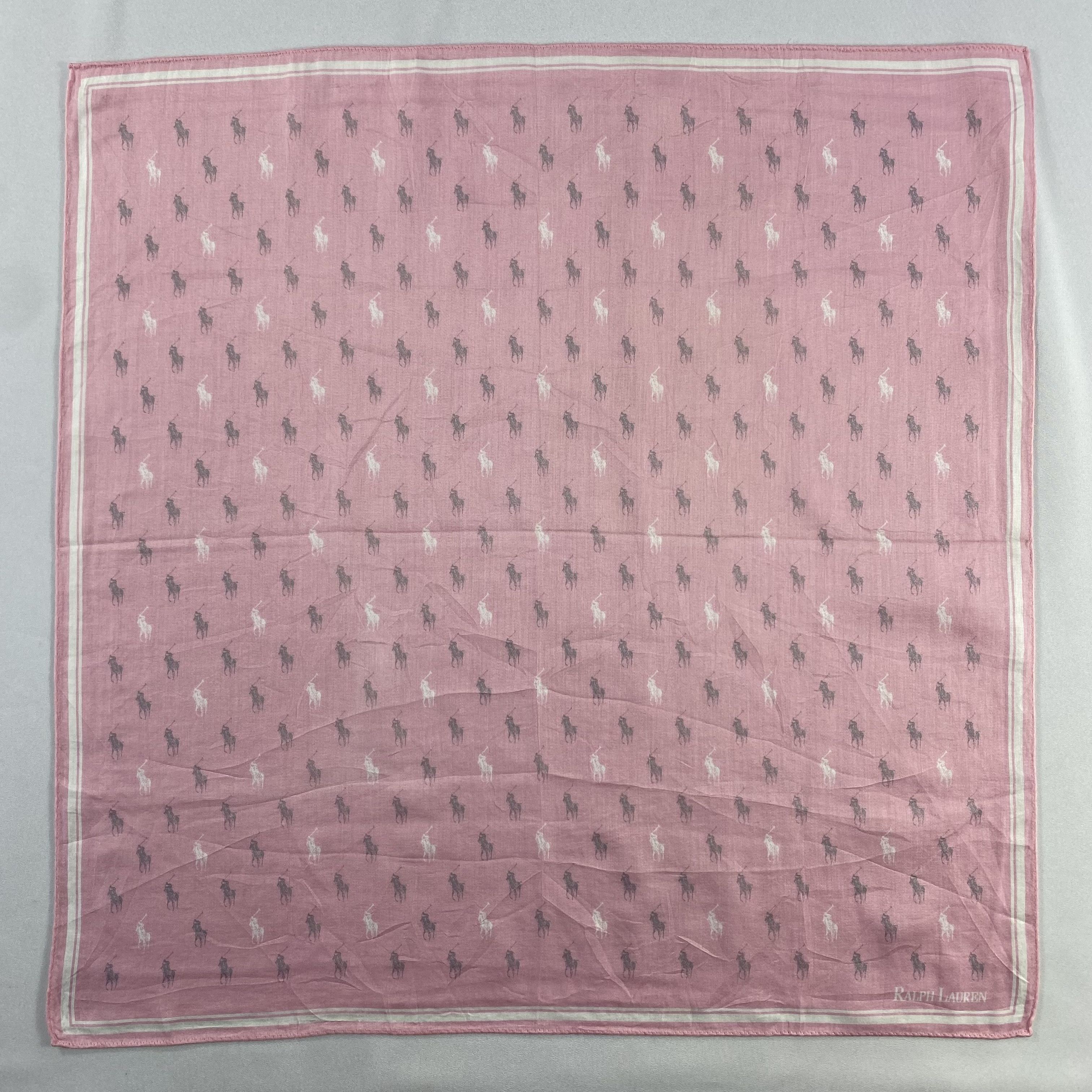 Ralph Lauren × Vintage Ralph Lauren Handkerchief / Neckerchief / Bandana-P1932 Size ONE SIZE - 1 Thumbnail