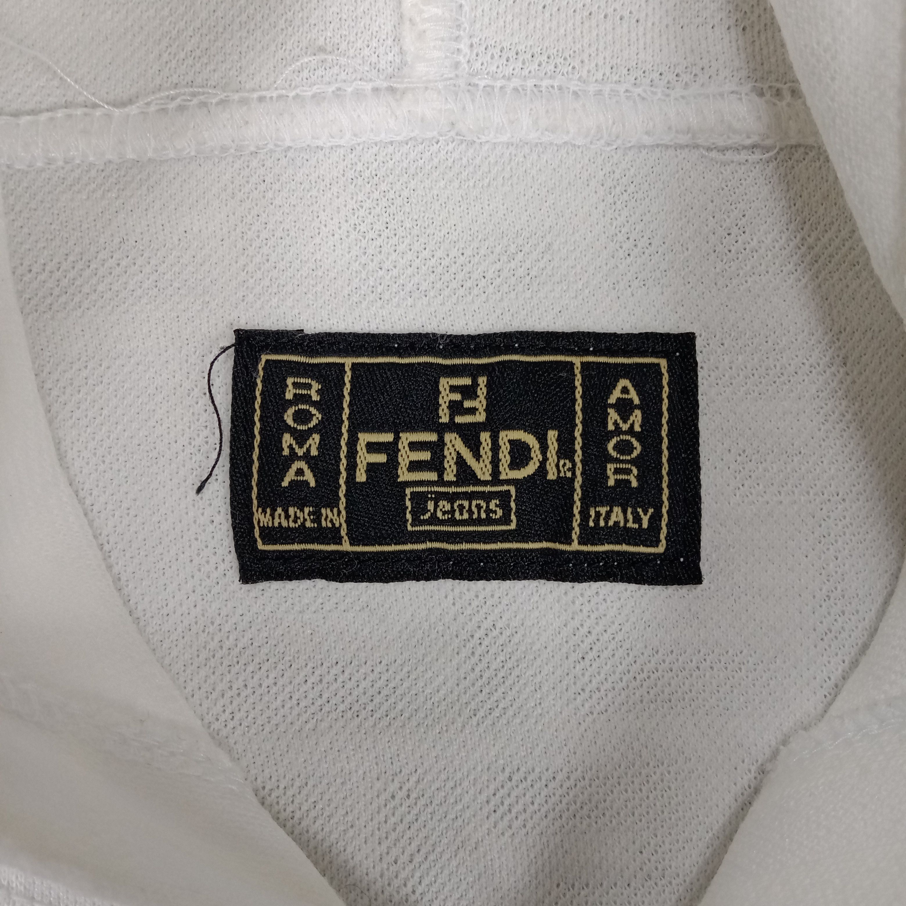 Fendi × Vintage Fendi Italian Brand Plain Hoodies Size US S / EU 44-46 / 1 - 4 Thumbnail