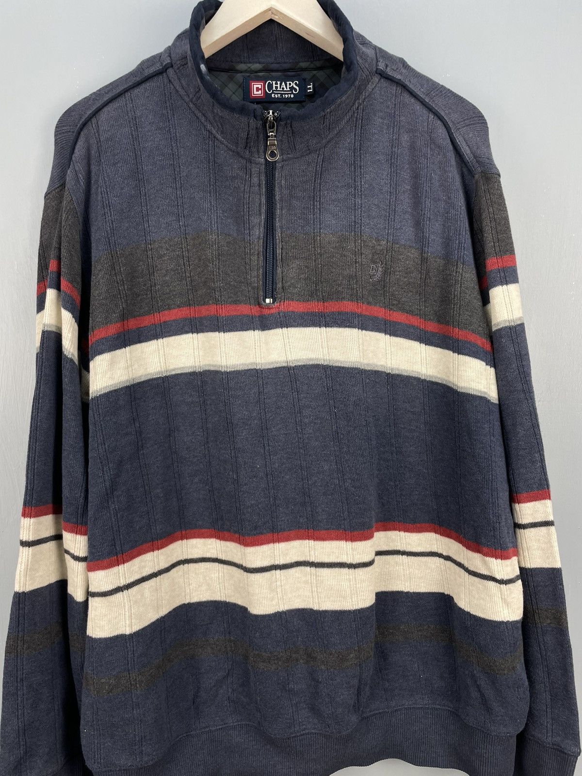 Chaps Vintage Chaps half zip sweatshirt Size US XL / EU 56 / 4 - 4 Thumbnail