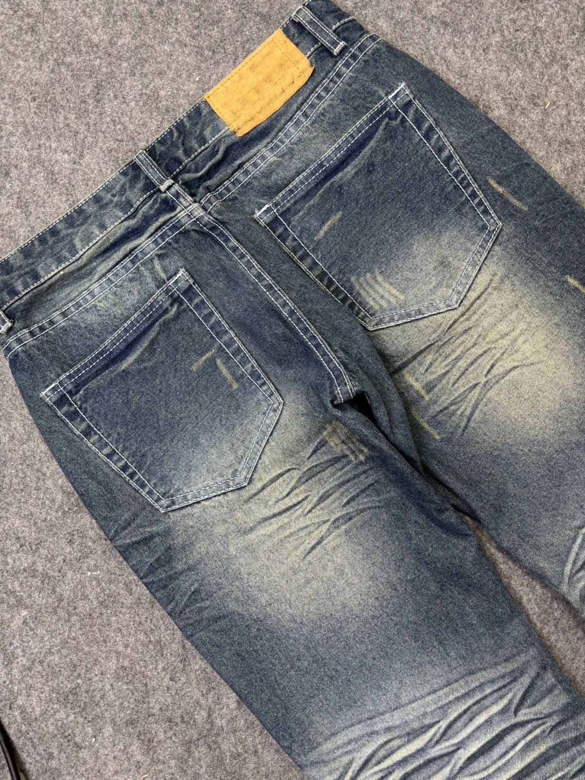 Japanese Brand Superubis Heavy Art Denim F779 Size US 32 / EU 48 - 13 Thumbnail