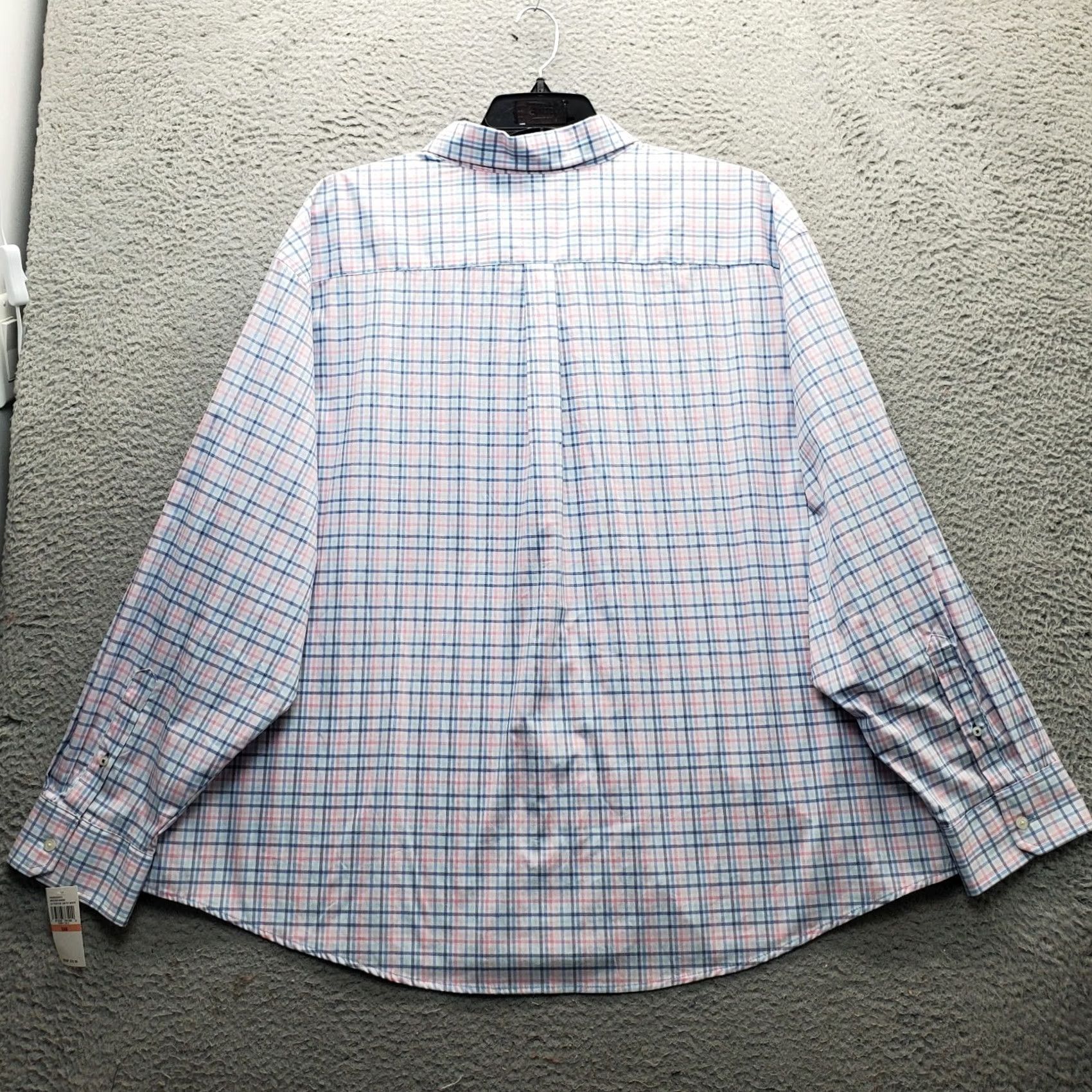 Izod IZOD Mens 3XB Multi Plaid Woven Long Sleeve Stretch Comfort Button Down Shirt Size US XXL / EU 58 / 5 - 2 Thumbnail