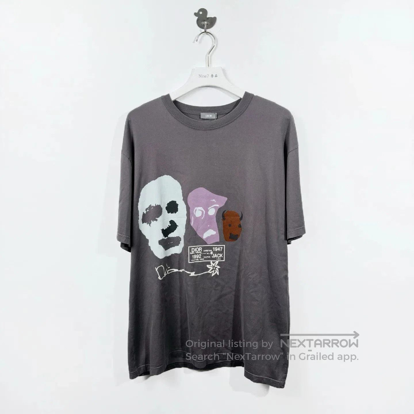 Dior Dior x Travis Scott Funny Face T-shirt. Size US XXL / EU 58 / 5 - 1 Thumbnail