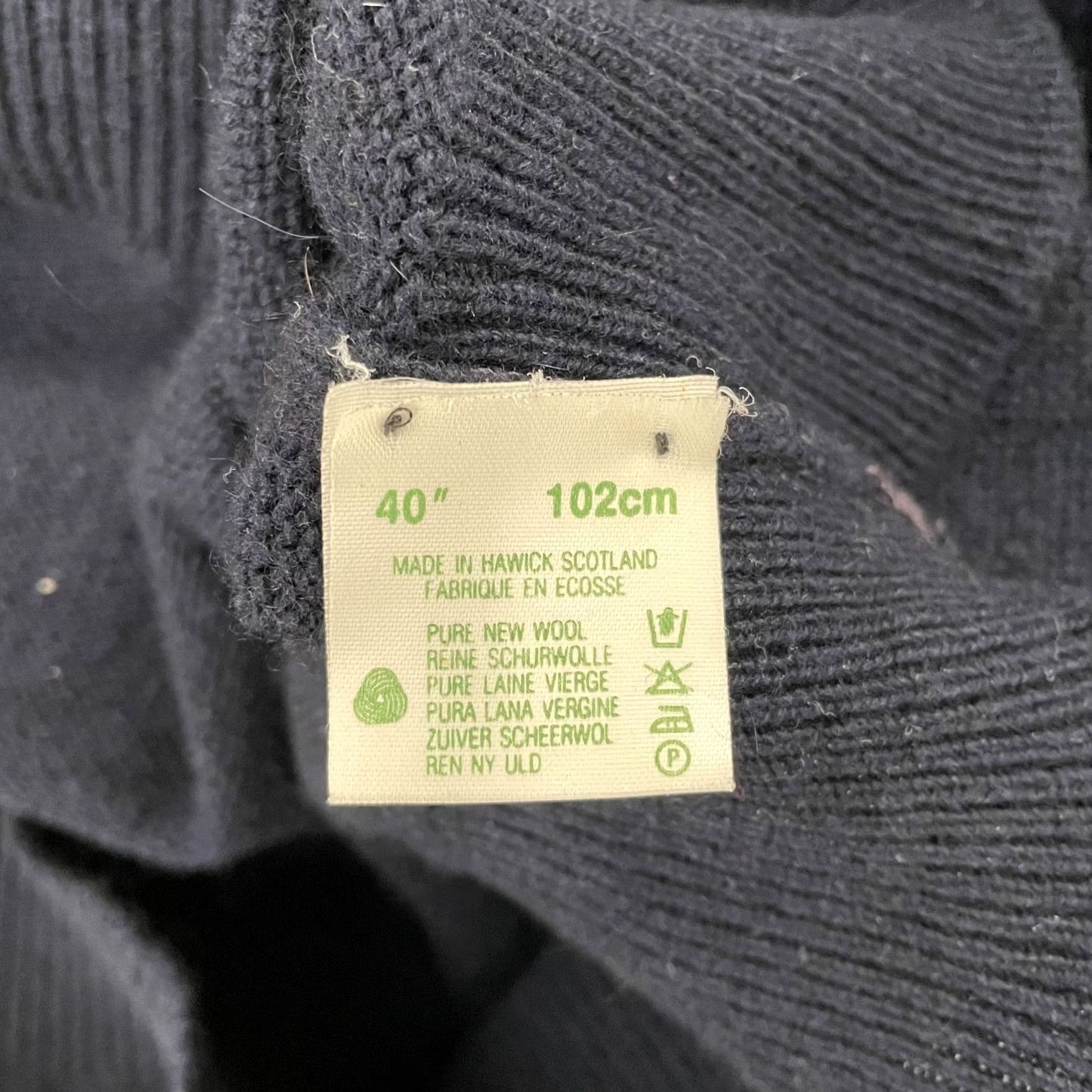 Vintage Gleneagles Knitwear Co Sweater Men Blue Cashmere V-Neck Pullover Adult M Weighted Opulence? Size US M / EU 48-50 / 2 - 5 Thumbnail