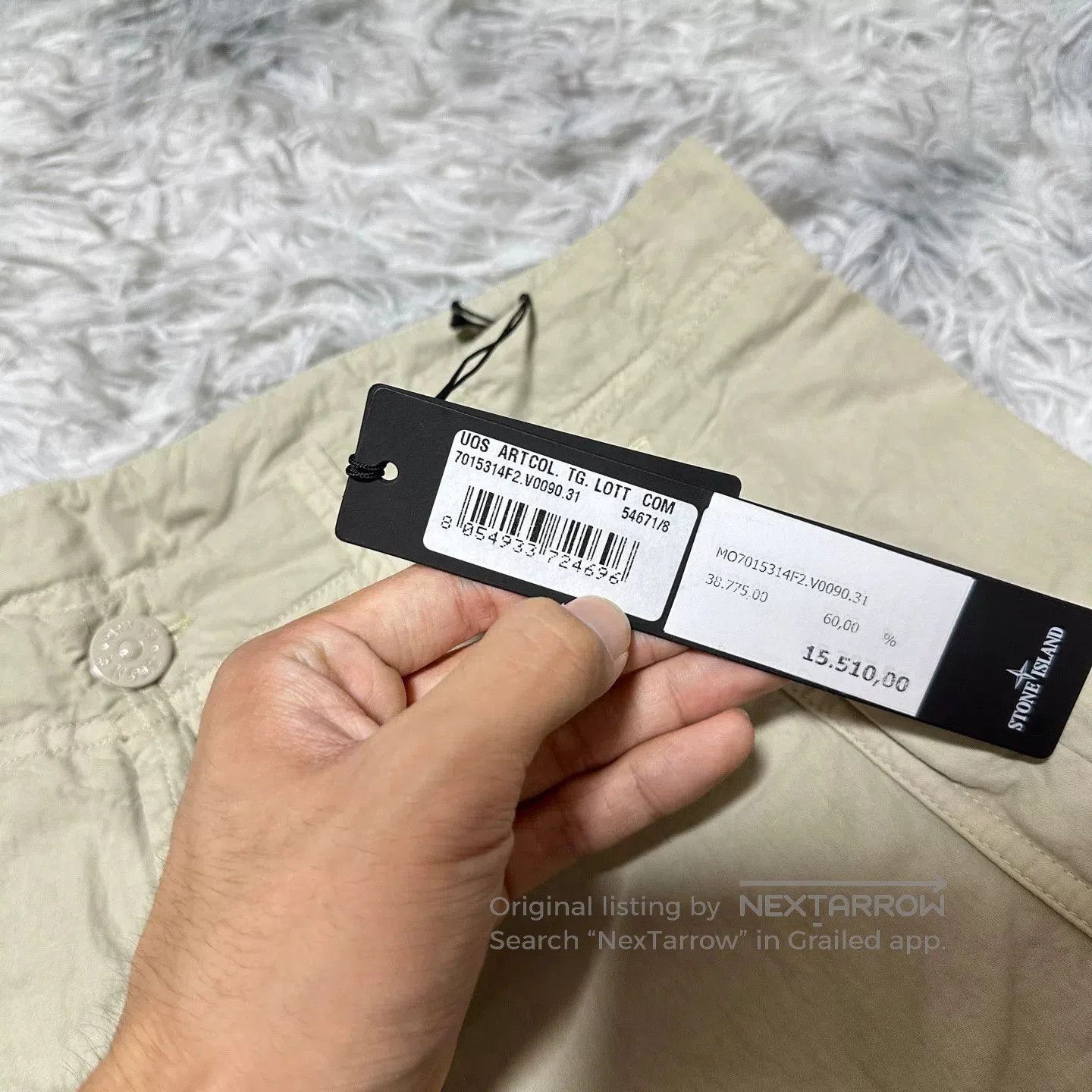 Stone Island stone island white ghost cargo pants W31 W33. Size US 31 - 4 Thumbnail