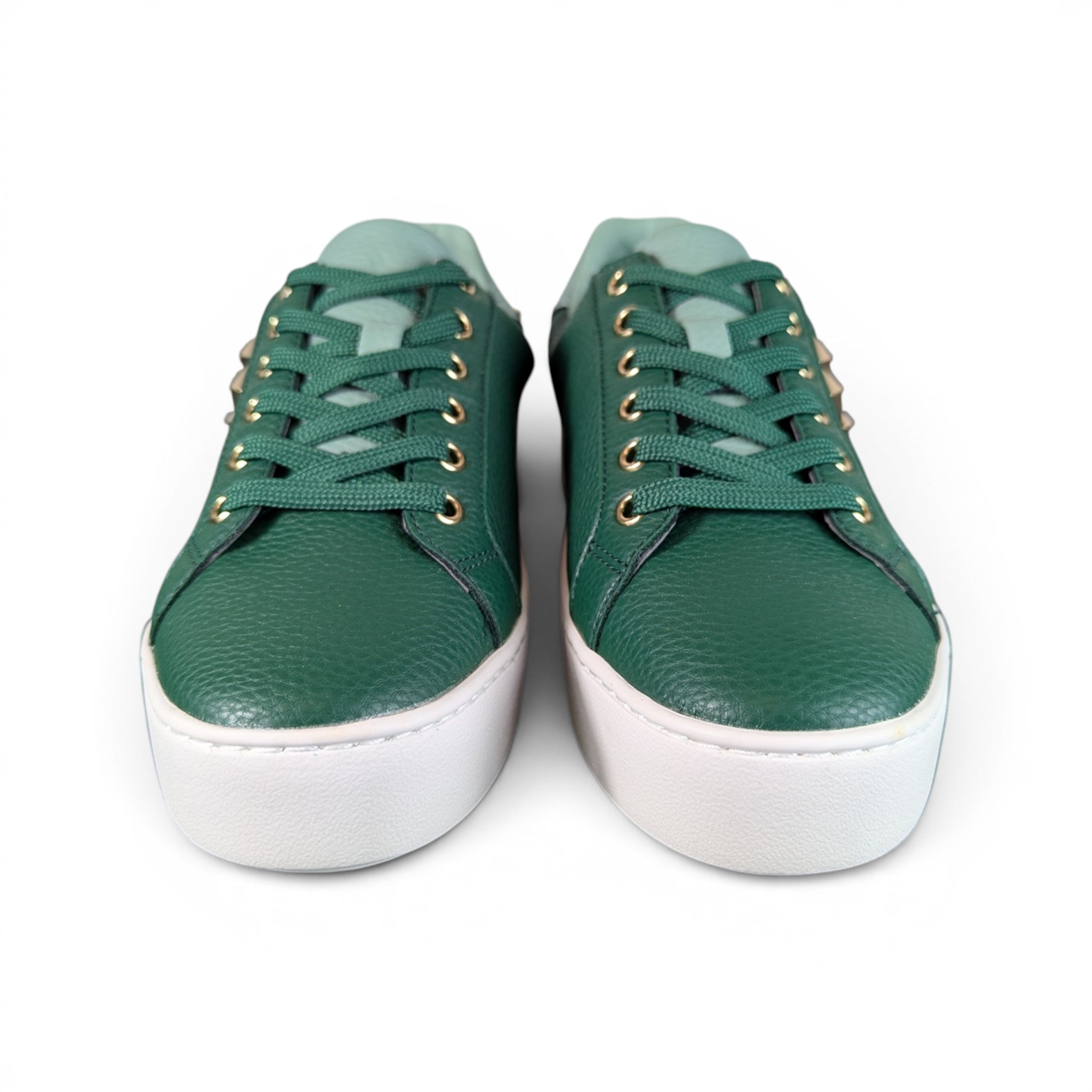 Michael Kors MICHAEL KORS Green Gold Sneakers Size US 7 / IT 37 - 2 Thumbnail