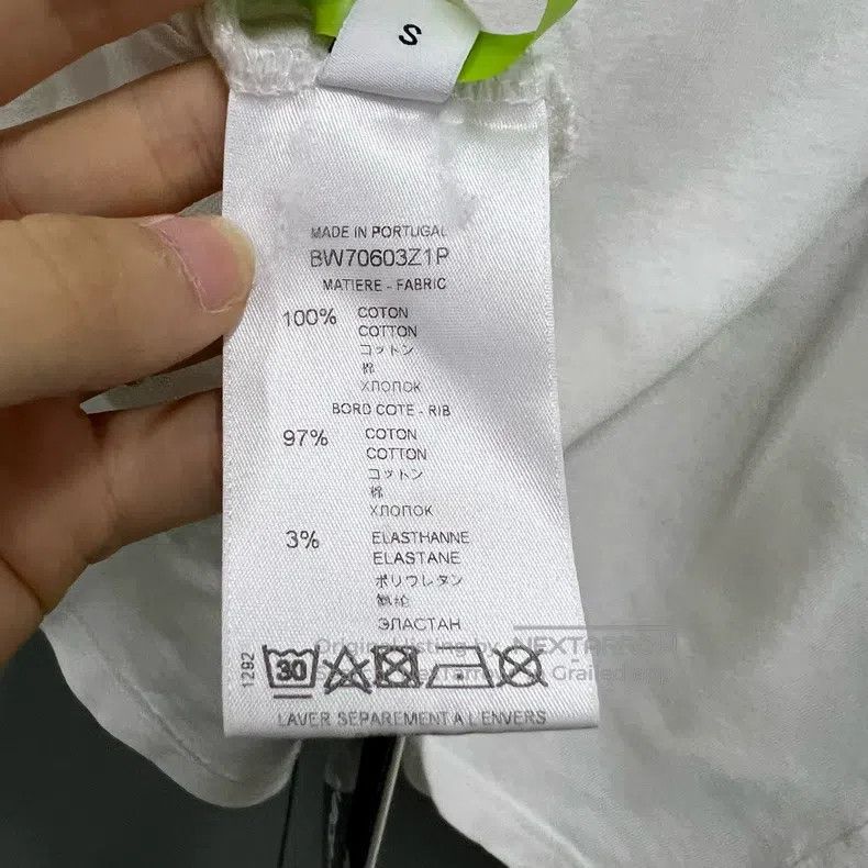 Givenchy Givenchy White Printed Logo Short Sleeve Size S Size US S / EU 44-46 / 1 - 4 Thumbnail