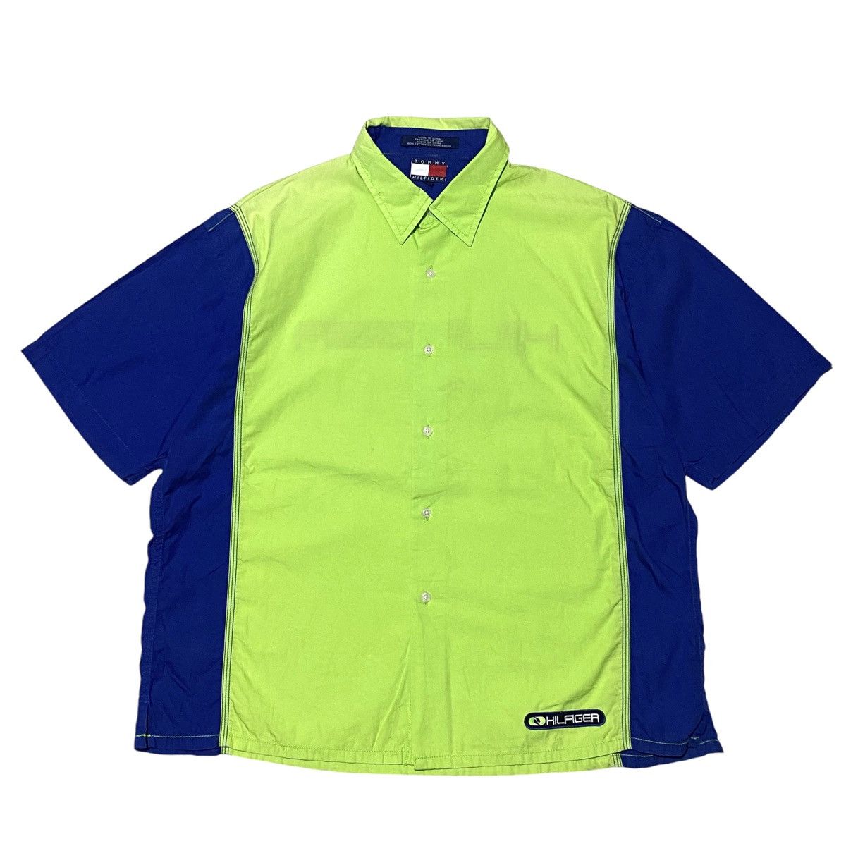 Tommy Hilfiger × Vintage 🔥SALE🔥 Tommy hilfiger aquatic shirt Size US L / EU 52-54 / 3 - 2 Thumbnail