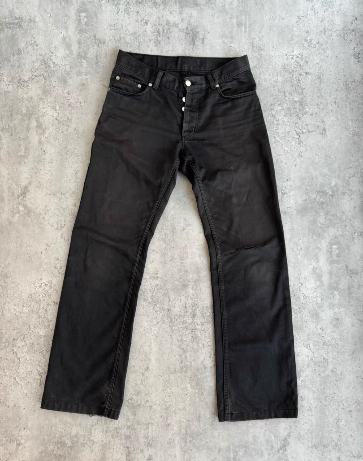 Helmut Lang HELMUT LANG Black jeans Size US 29 - 1 Thumbnail