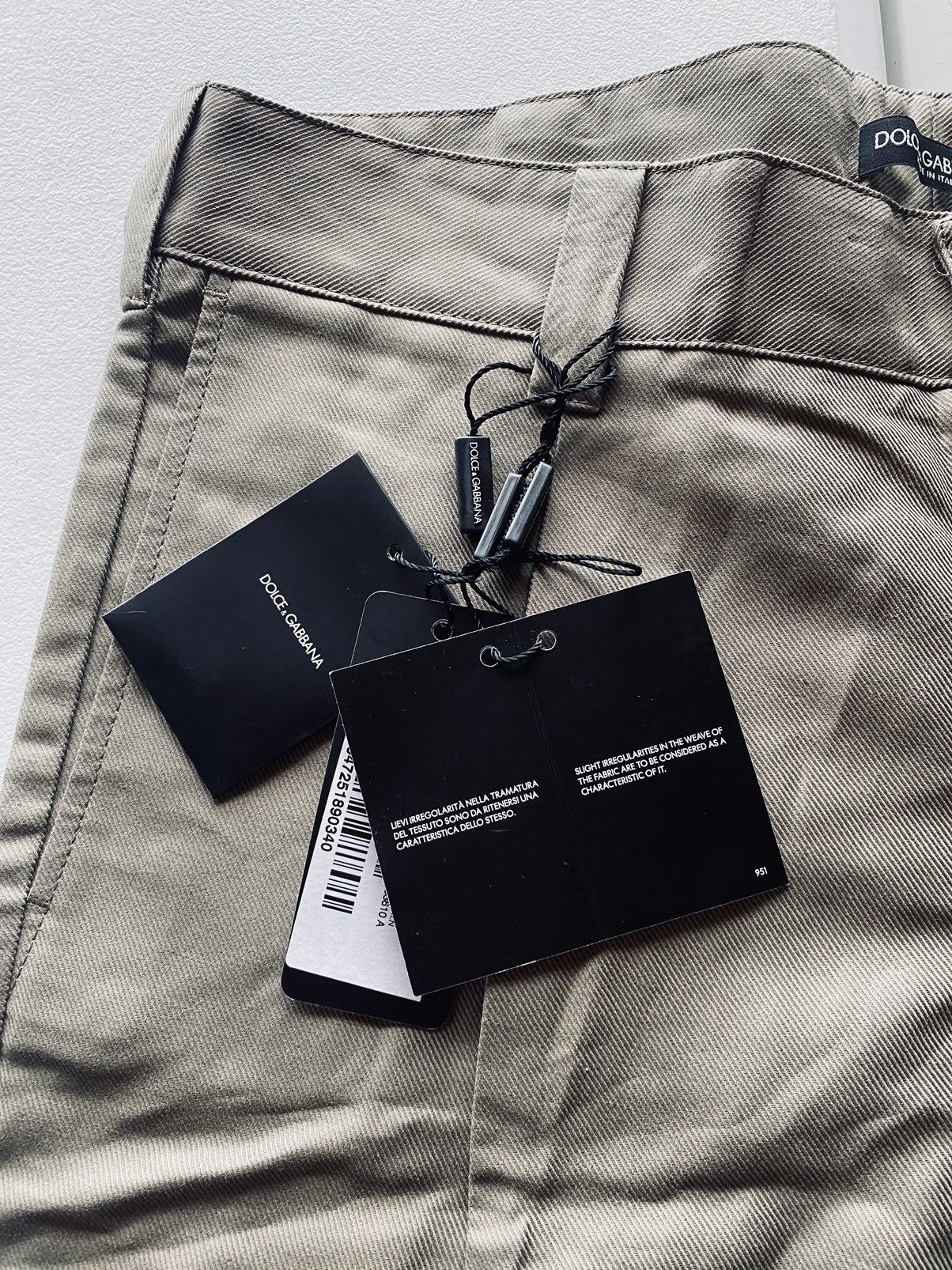 Dolce & Gabbana Dolce & Gabbana 🇮🇹 olive drab linen blend resort shorts NEW Size US 36 / EU 52 - 7 Thumbnail