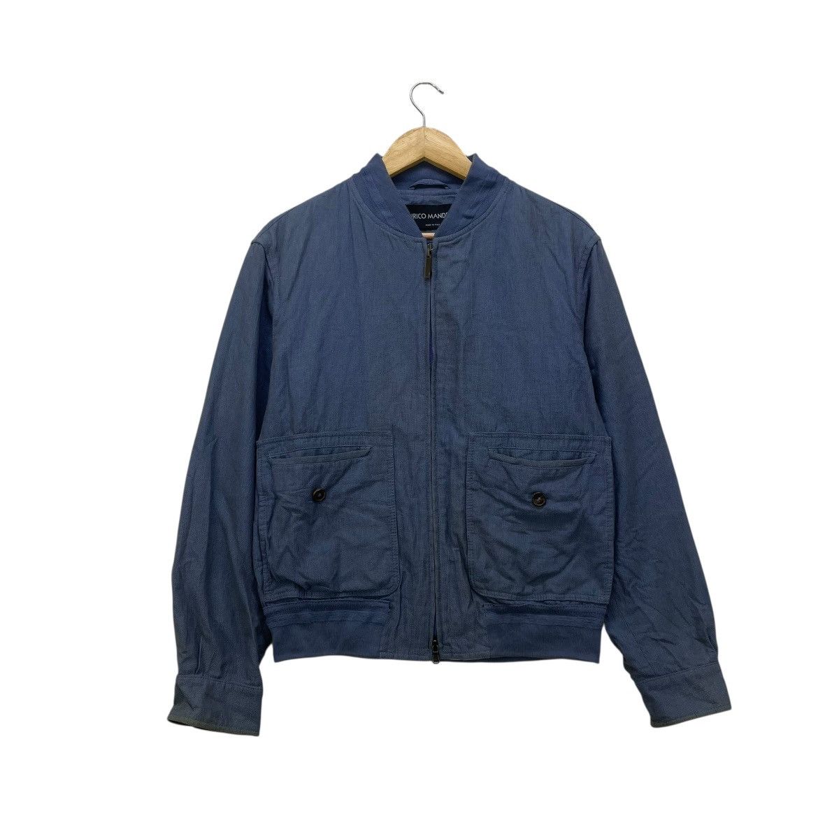 💥Vintage Enrico Mandelli Bomber Dual Pocket Jacket