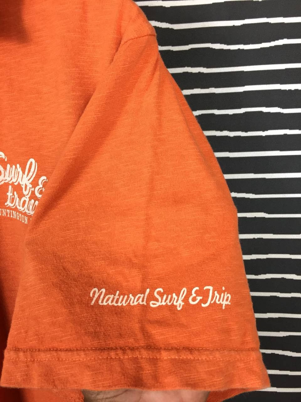 Vintage Vtg Natural Trip Surf & Travel Huntington Beach Polo Tee Size US XL / EU 56 / 4 - 7 Thumbnail