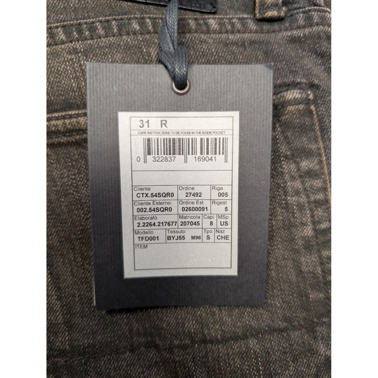 Tom Ford o1rshd1 Q:2 / Slim Jeans in Brown Size US 31 - 21 Thumbnail